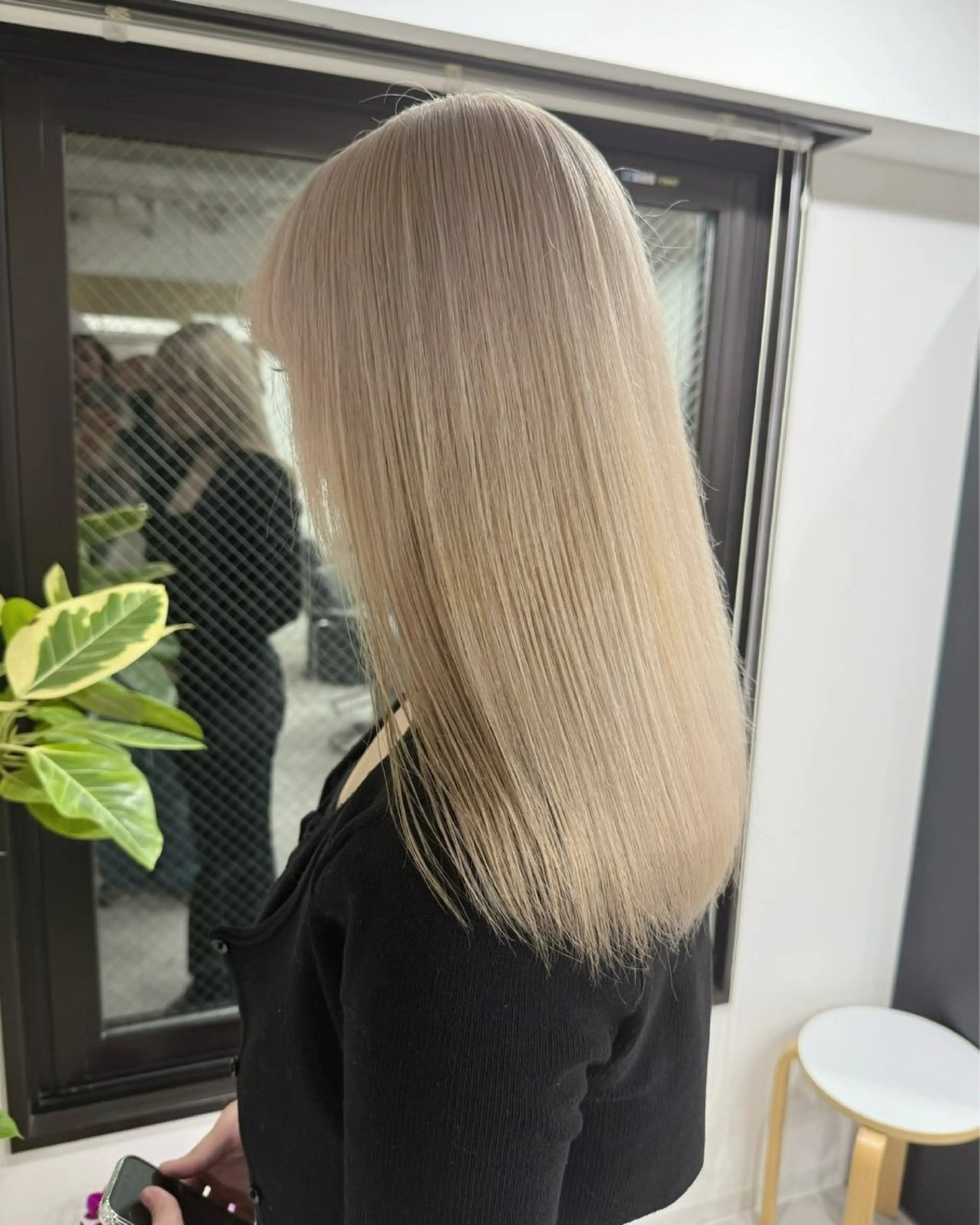 セミロング カラー coco ハルヒのヘアスタイル