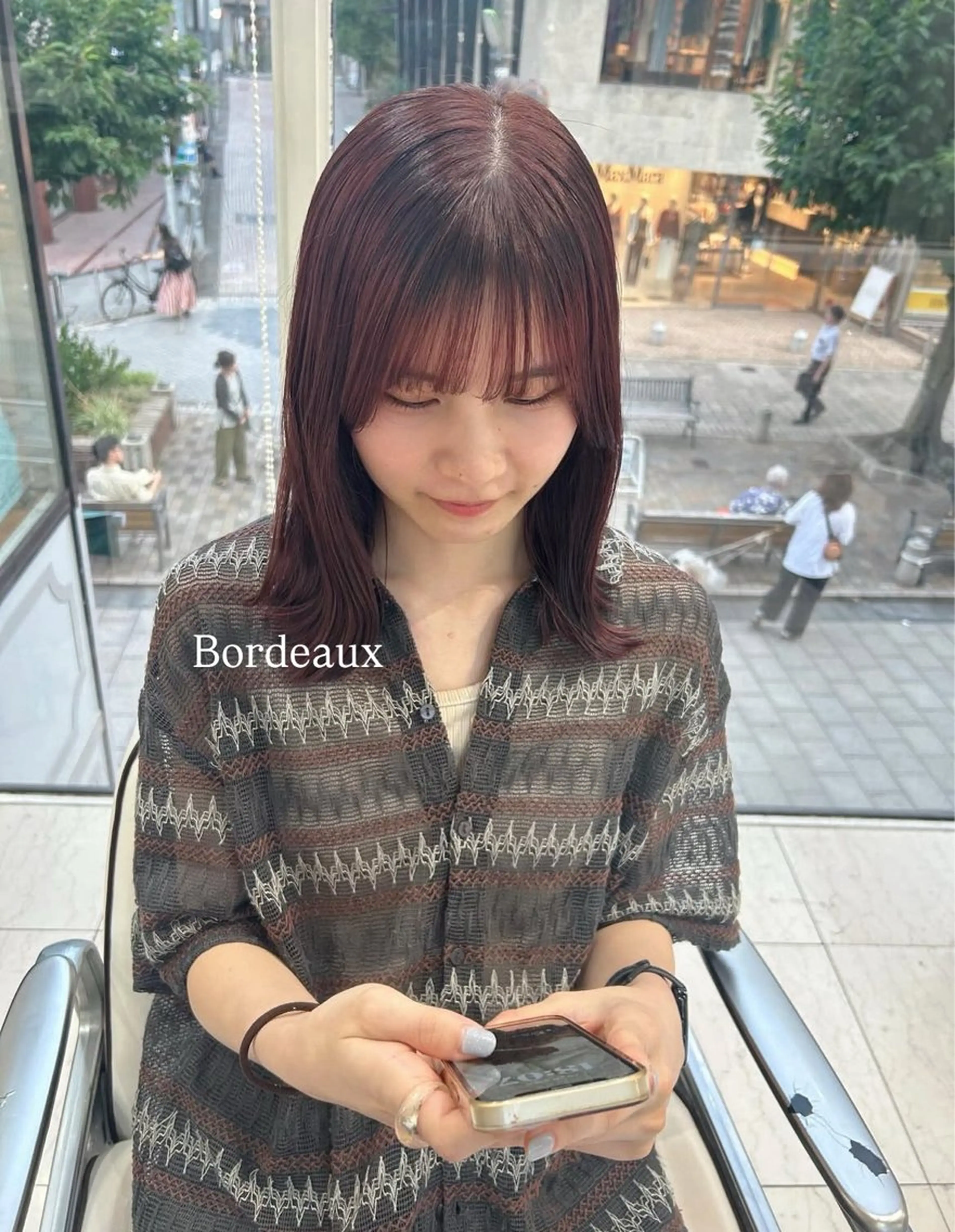 ショート カラー ヘアカラー ありむらもえ/ 透明感カラーのヘアスタイル