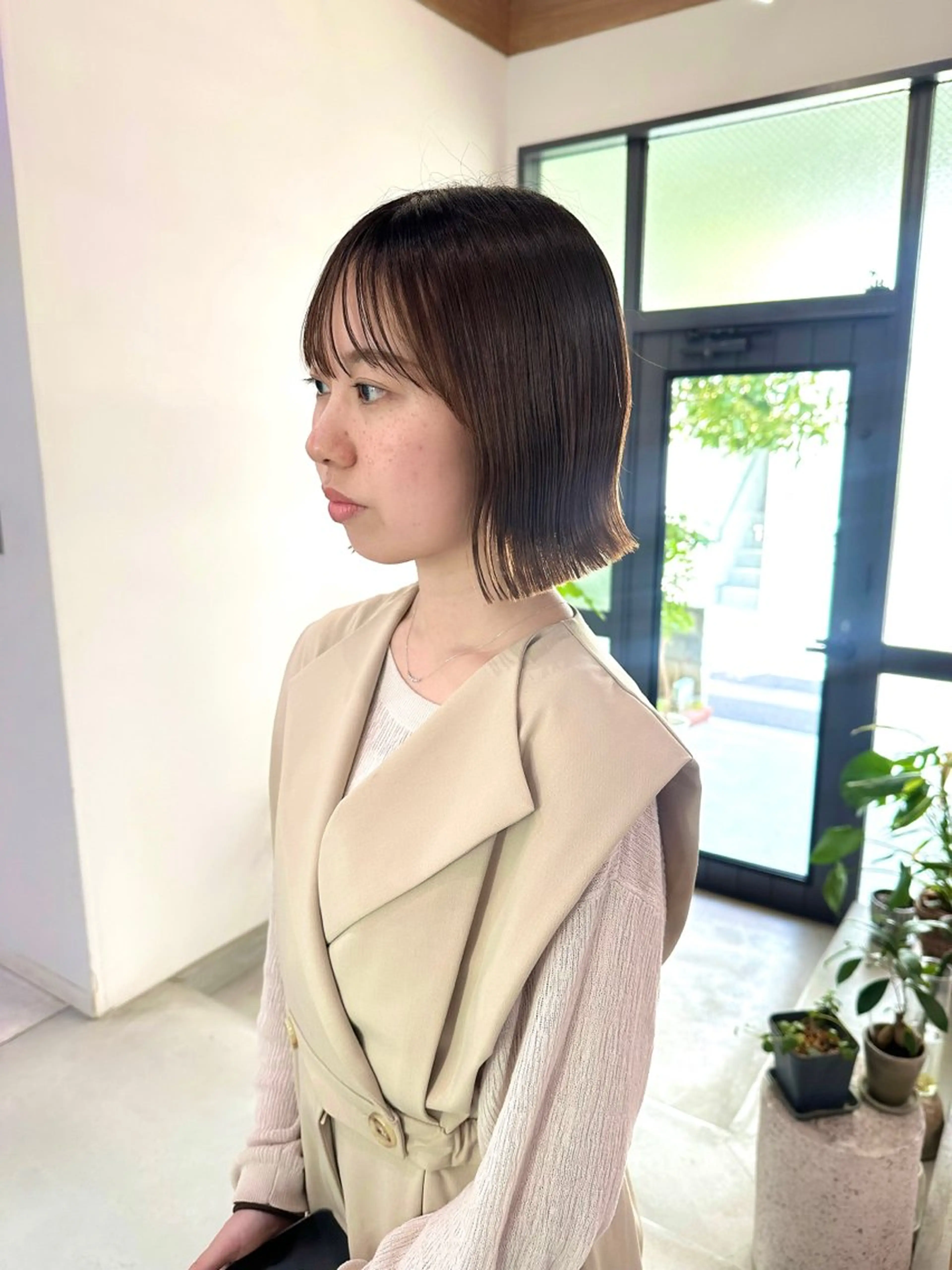 ショート カット ＬＥＮＣ所属・mai ボブ /パーマ/アレンジのヘアスタイル