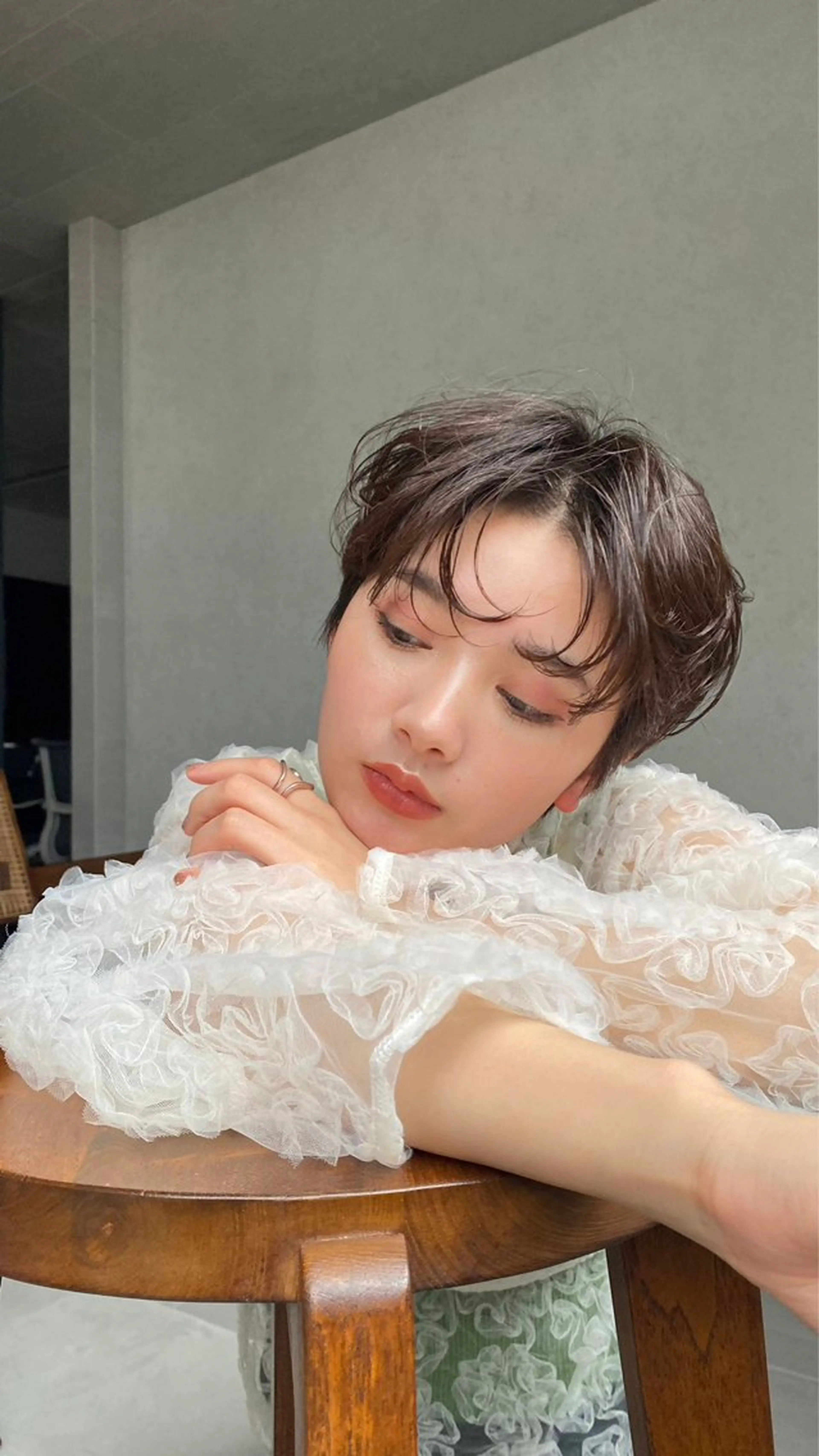ショート カット 飯田 亘貴　小顔カット❣️のヘアスタイル