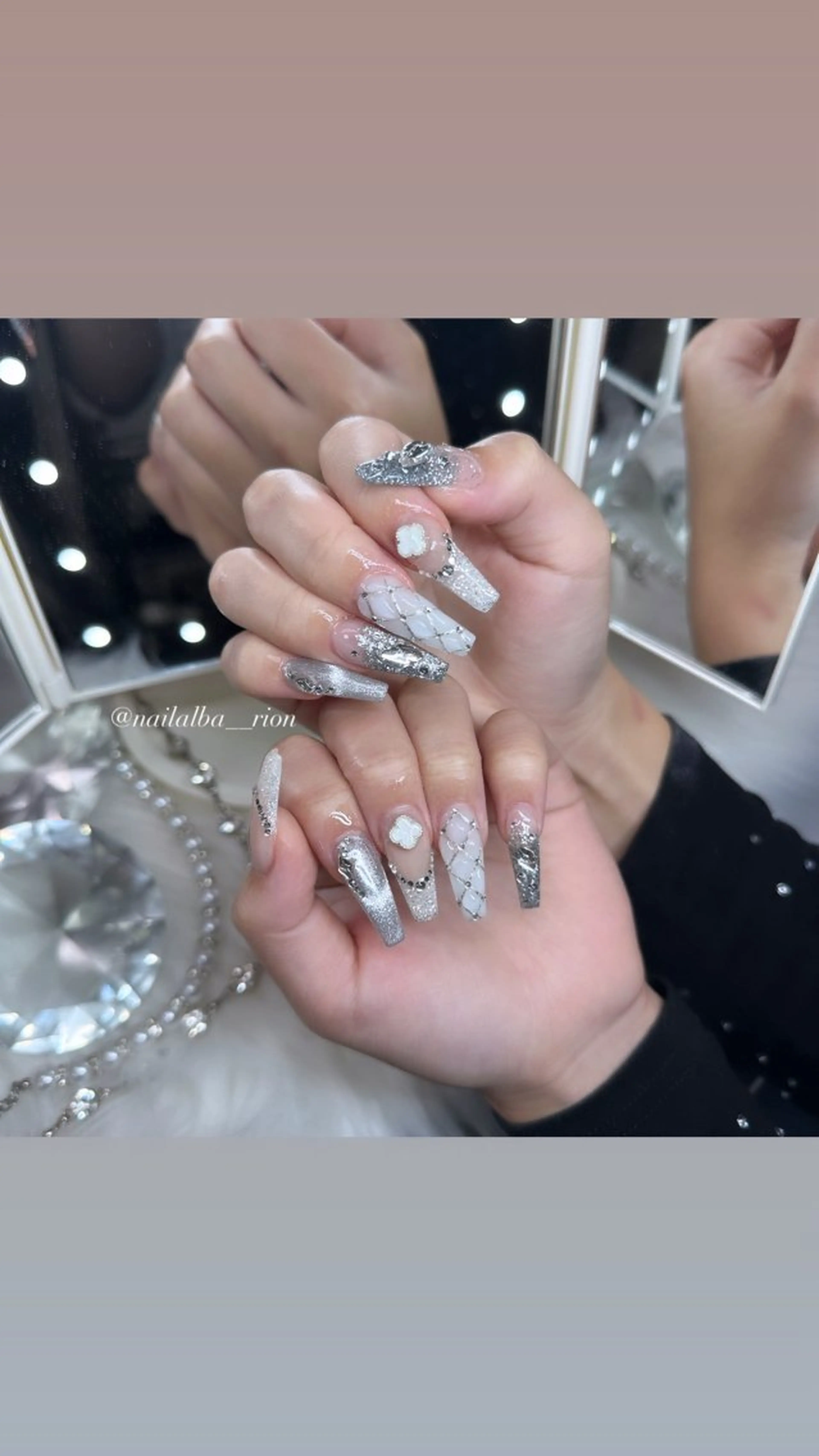 ネイル 加納 莉音のネイルデザイン