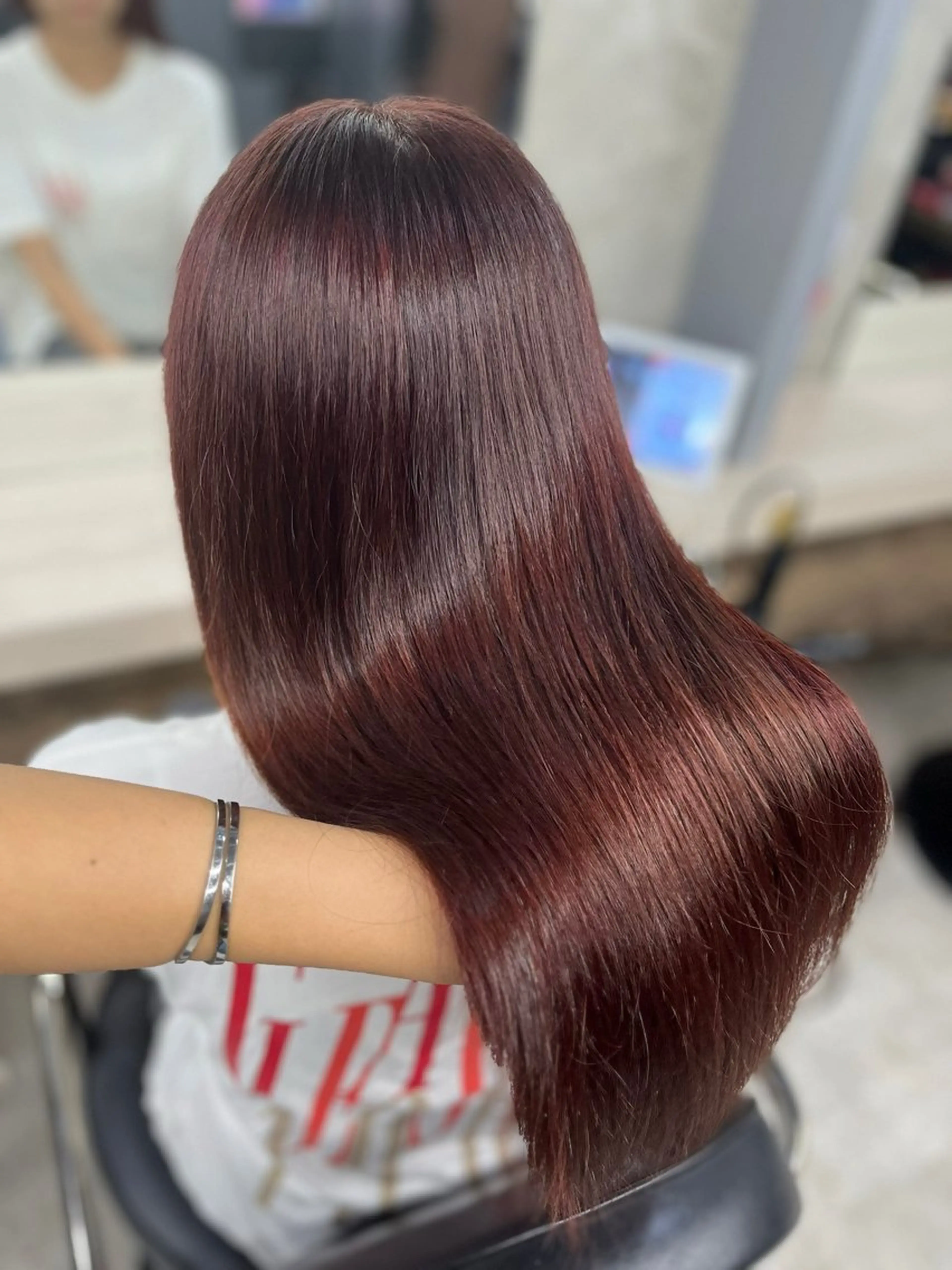 ロング カラー カット ヘアカラー トリートメント 🖤 tsubura🖤のヘアスタイル