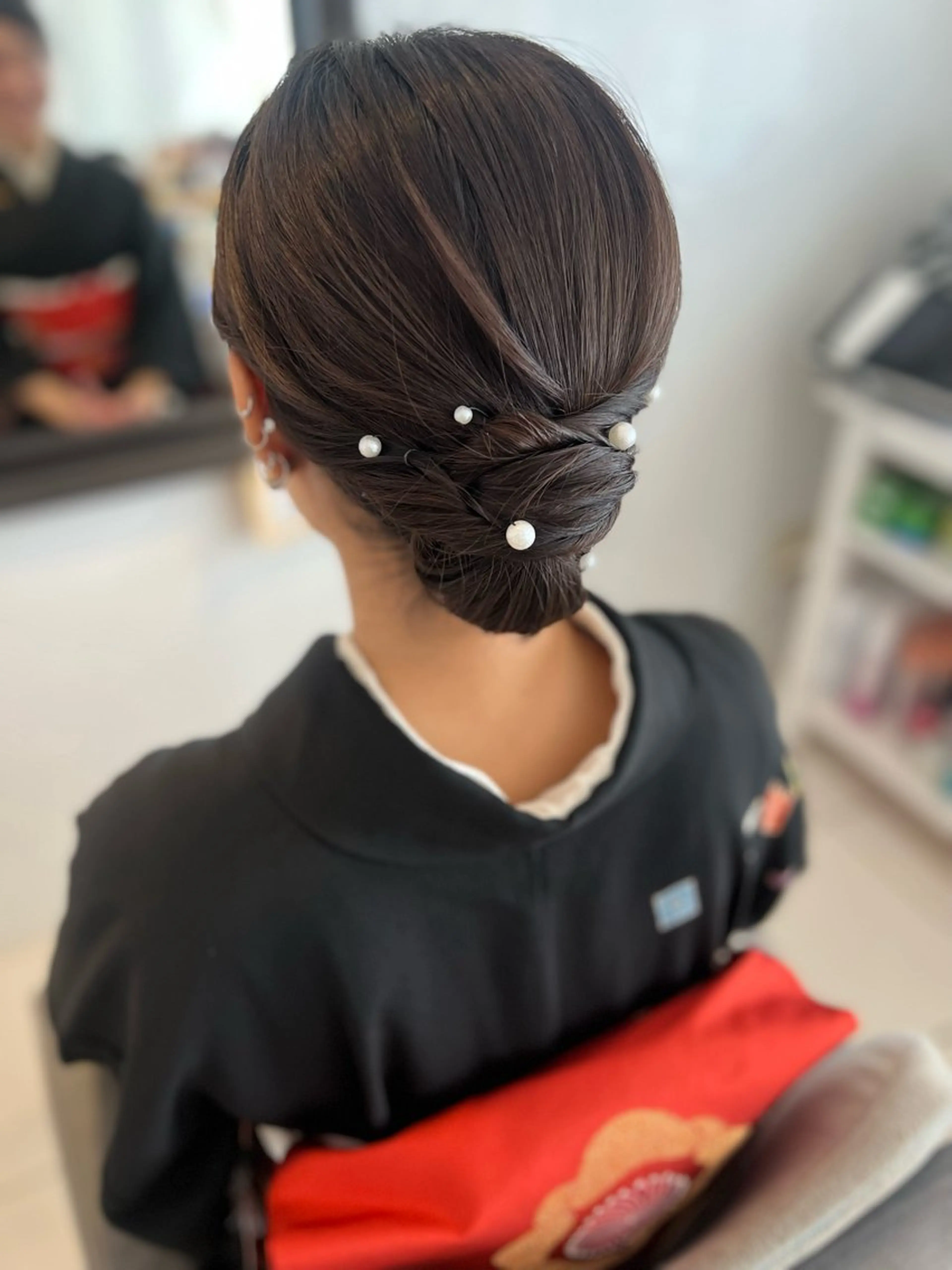 ヘアアレンジ 着物ヘア ヘアセット 大人可愛いヘアメイク 💋🧚‍♀️しずかのヘアスタイル