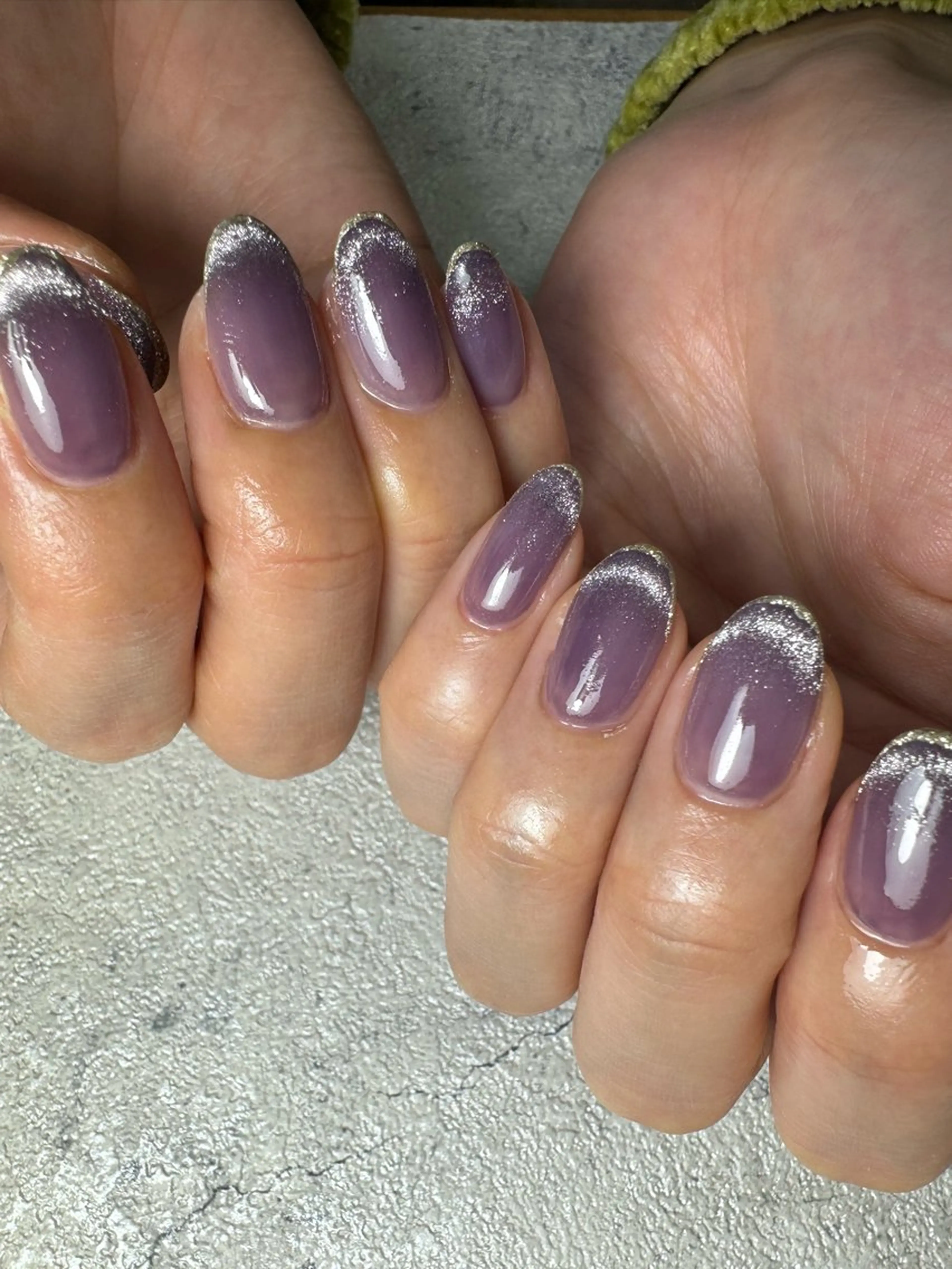 ネイル フレンチネイル ジェルネイル 韓国ネイル マグネットネイル マグネットフレンチ flowers nailのネイルデザイン