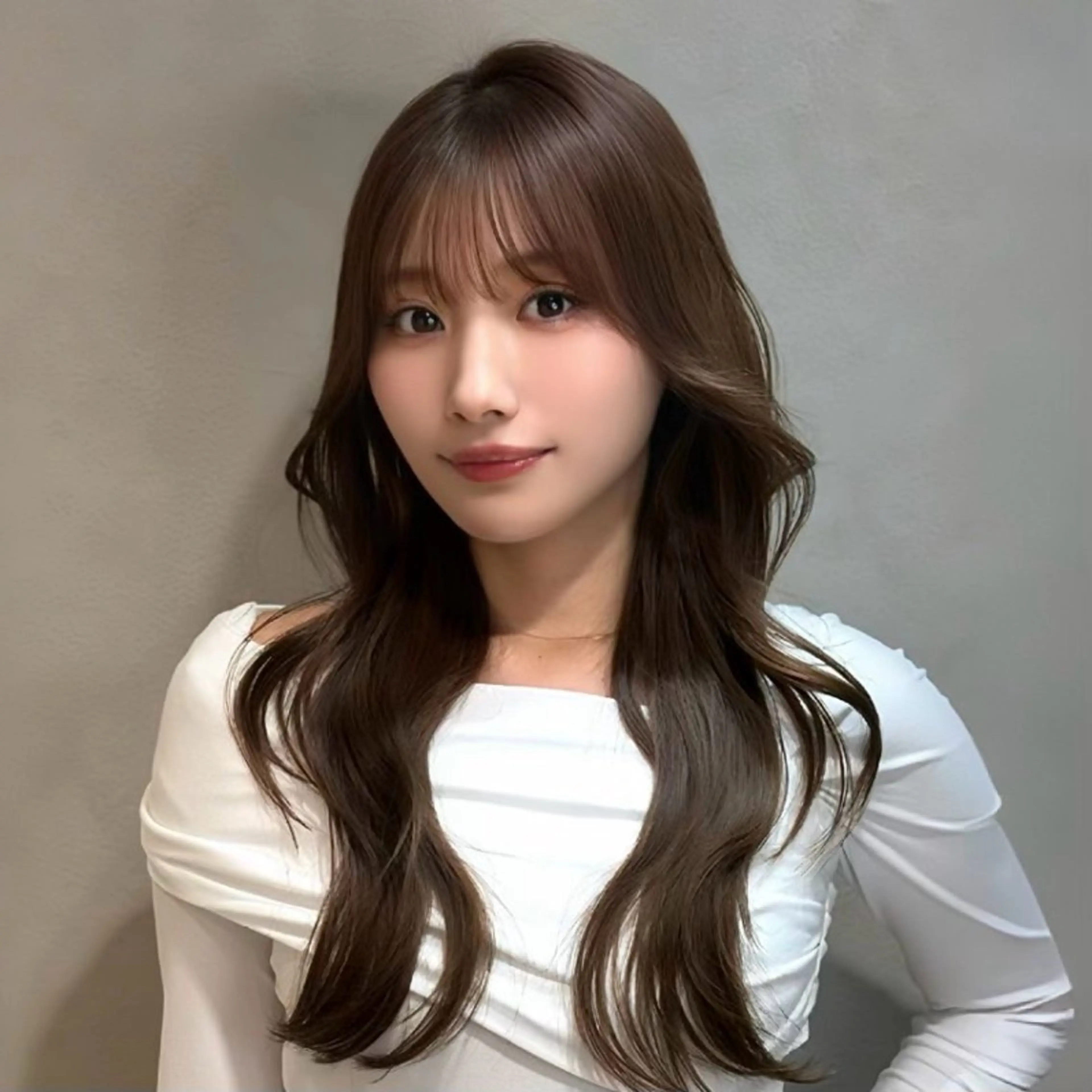 ロング カラー フェリア サウスガーデン所属・静岡/韓国レイヤー/ 艶髪/サナのヘアスタイル