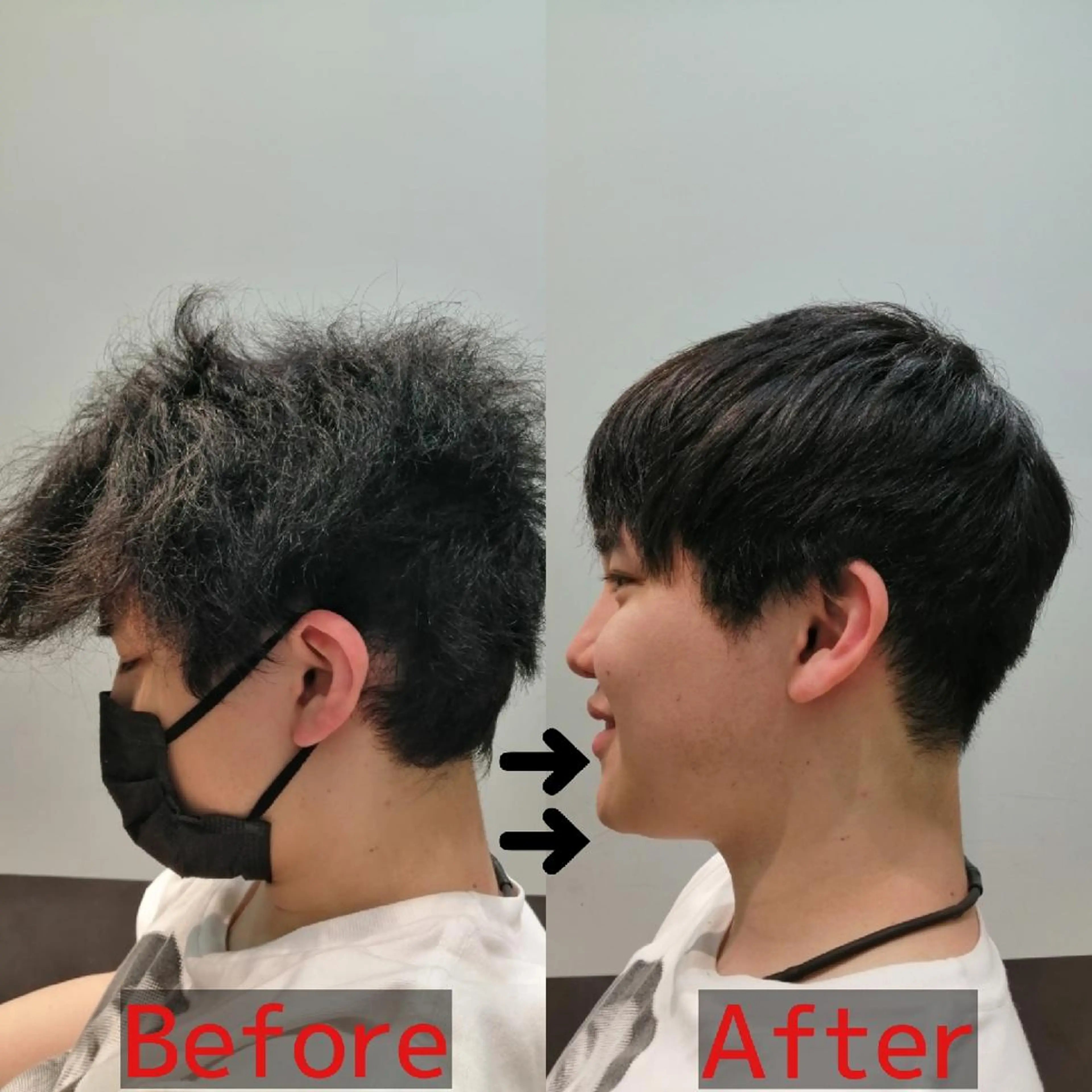 メンズ カット 縮毛矯正 【23時まで営業】 酒井啓佑のヘアスタイル