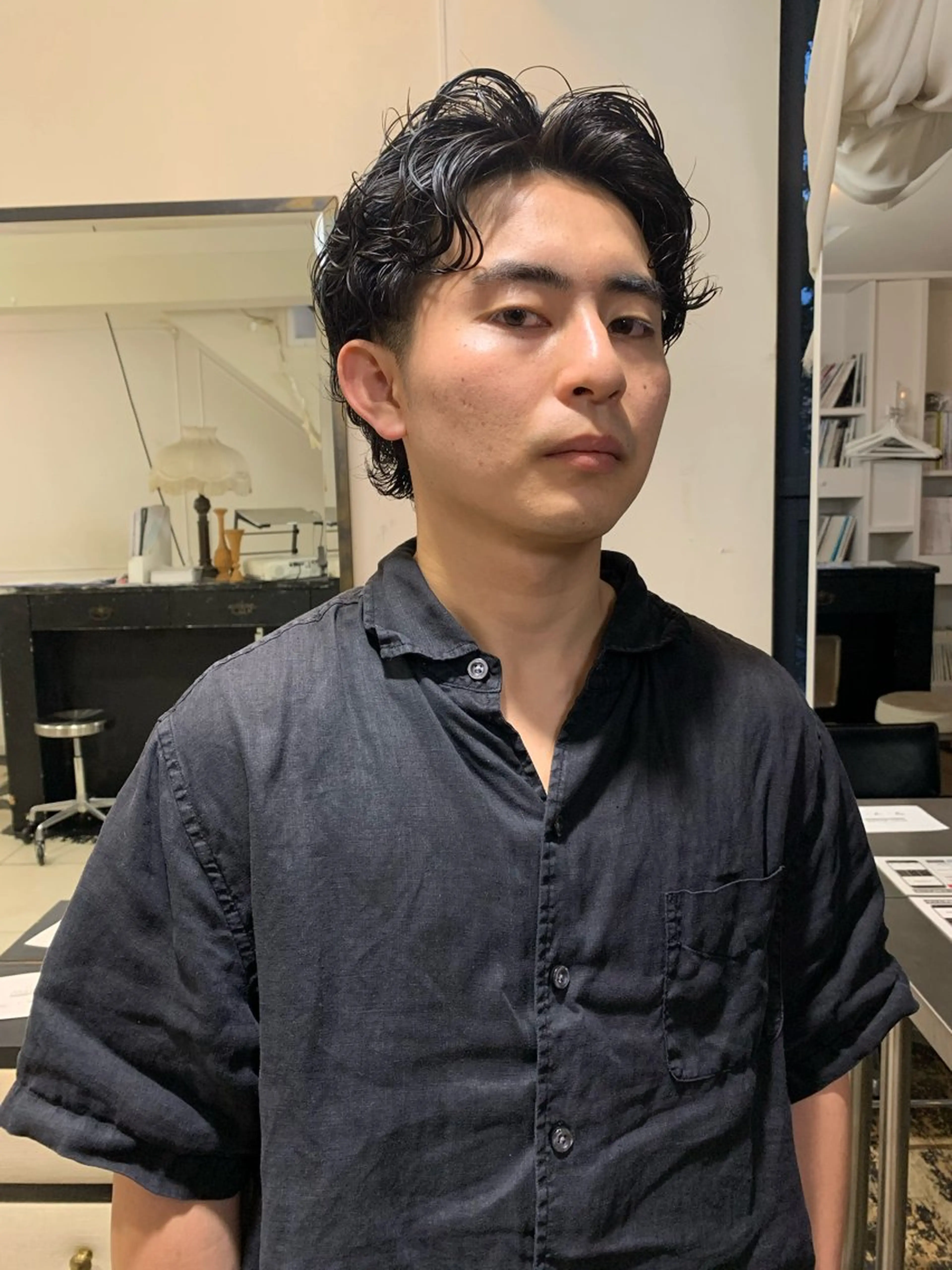 パーマ メンズ メンズパーマ パーマ 早川 豪のヘアスタイル