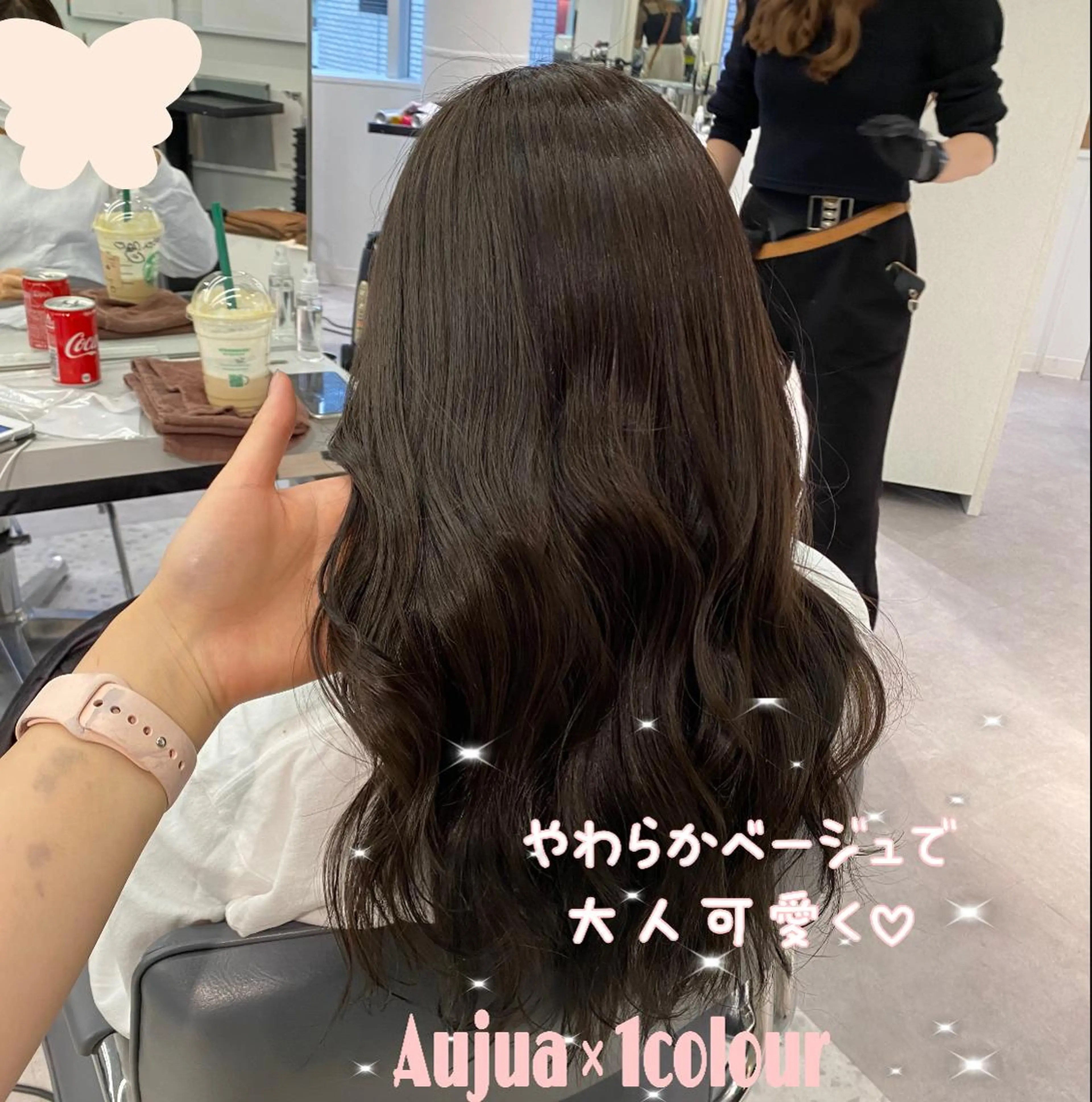ロング カラー ベージュカラー 渋谷韓国ヘア🇰🇷 SAYAKA🩶ᩚのヘアスタイル