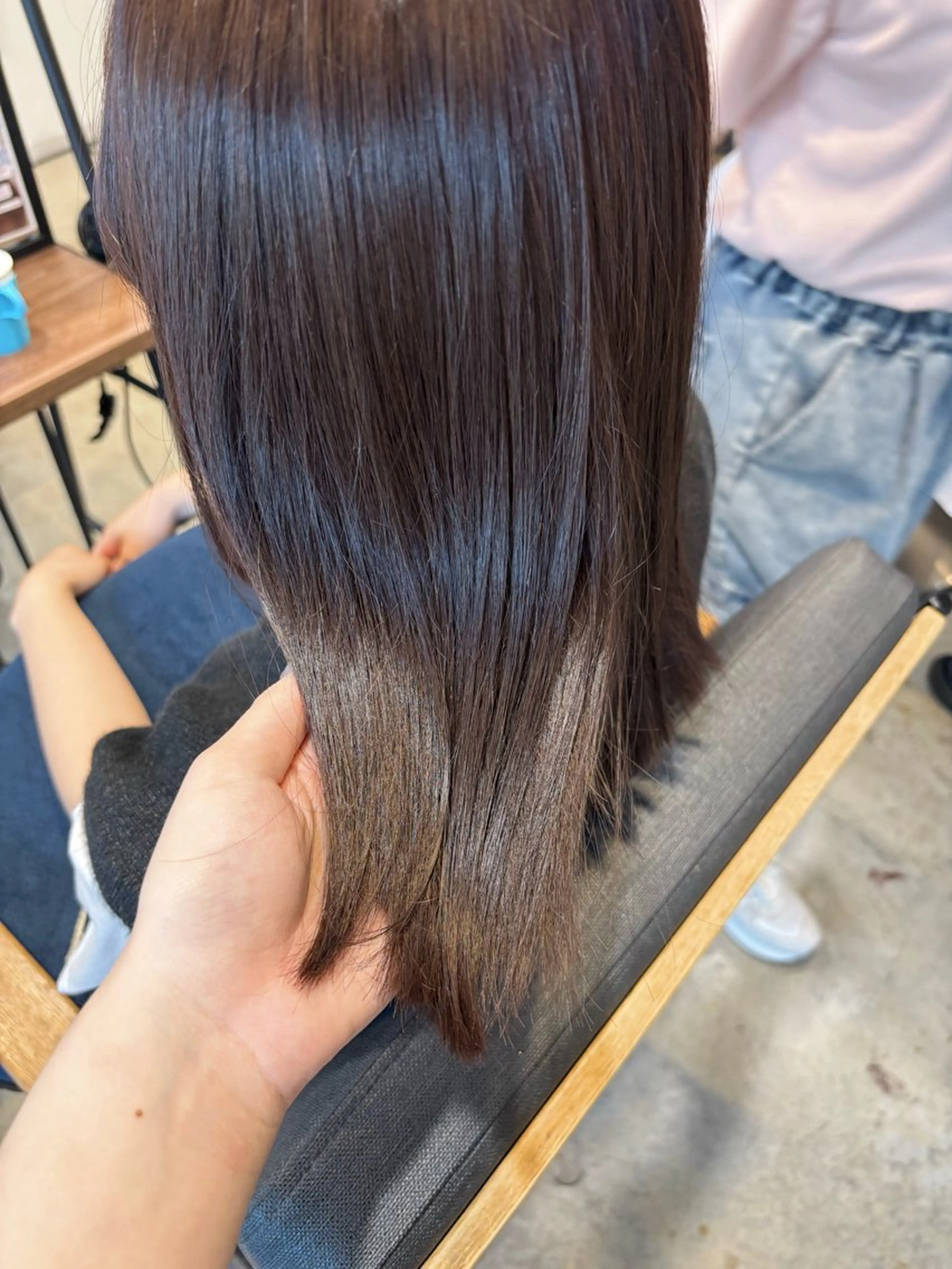 ミディアム カラー ベージュカラー ヘアカラー トリートメント 透明感カラー/ボブ /ショート/小由葵のヘアスタイル