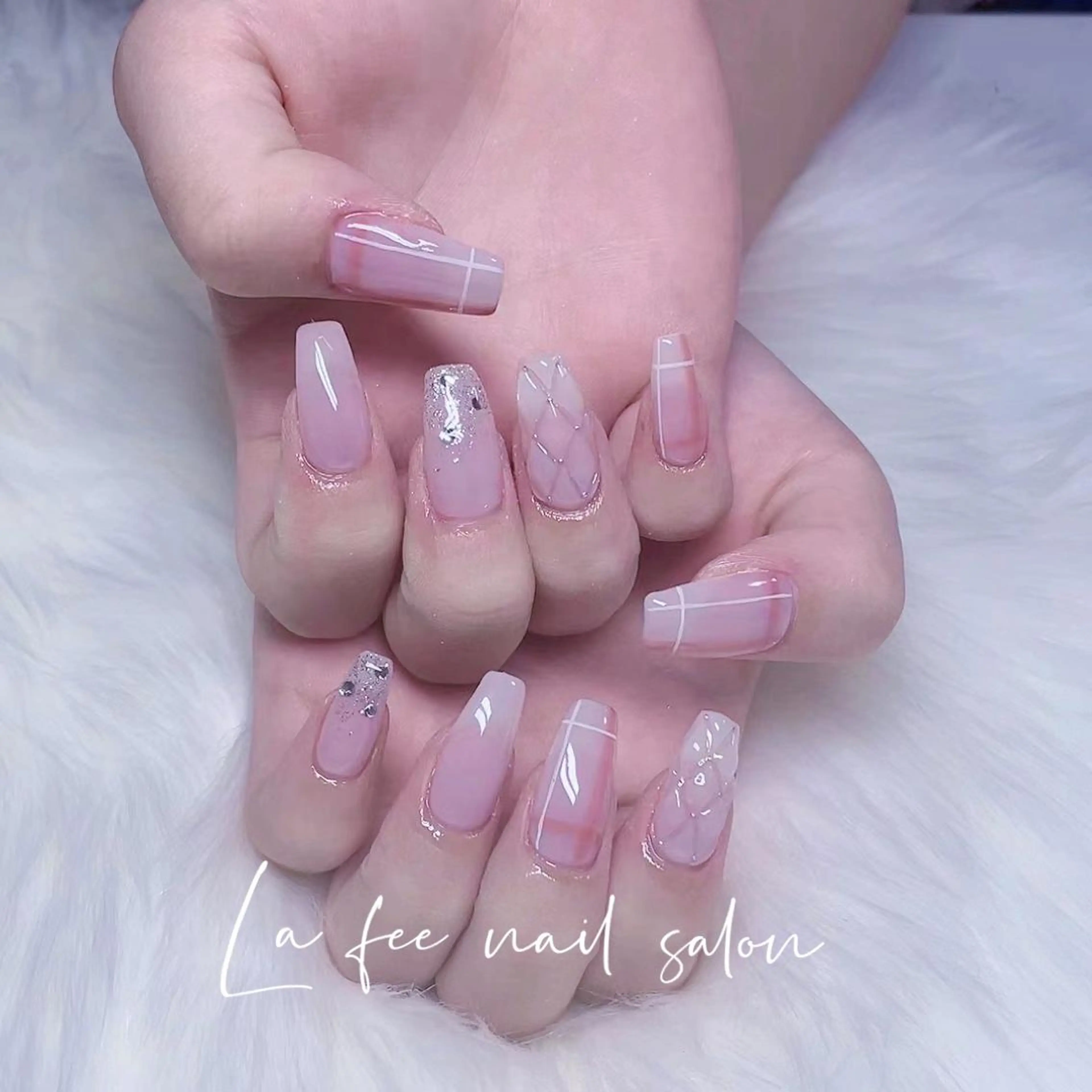 カラー ネイル ハンドネイル ハンドケア La feeのネイルデザイン