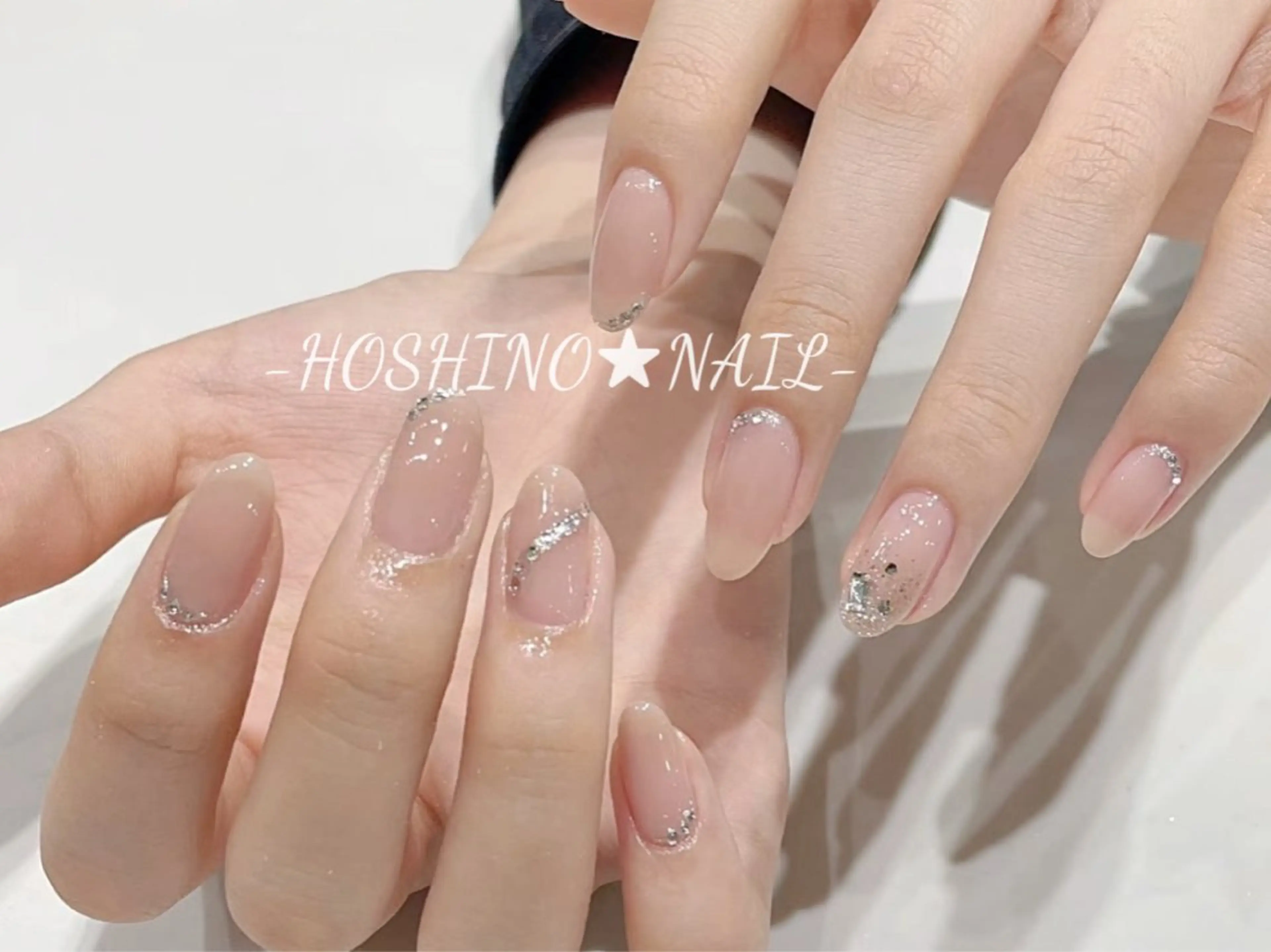 ネイル オーロラネイル チークネイル ドット フットネイル フレンチネイル ハンドネイル ★HOSHINO NAIL★新宿店のネイルデザイン