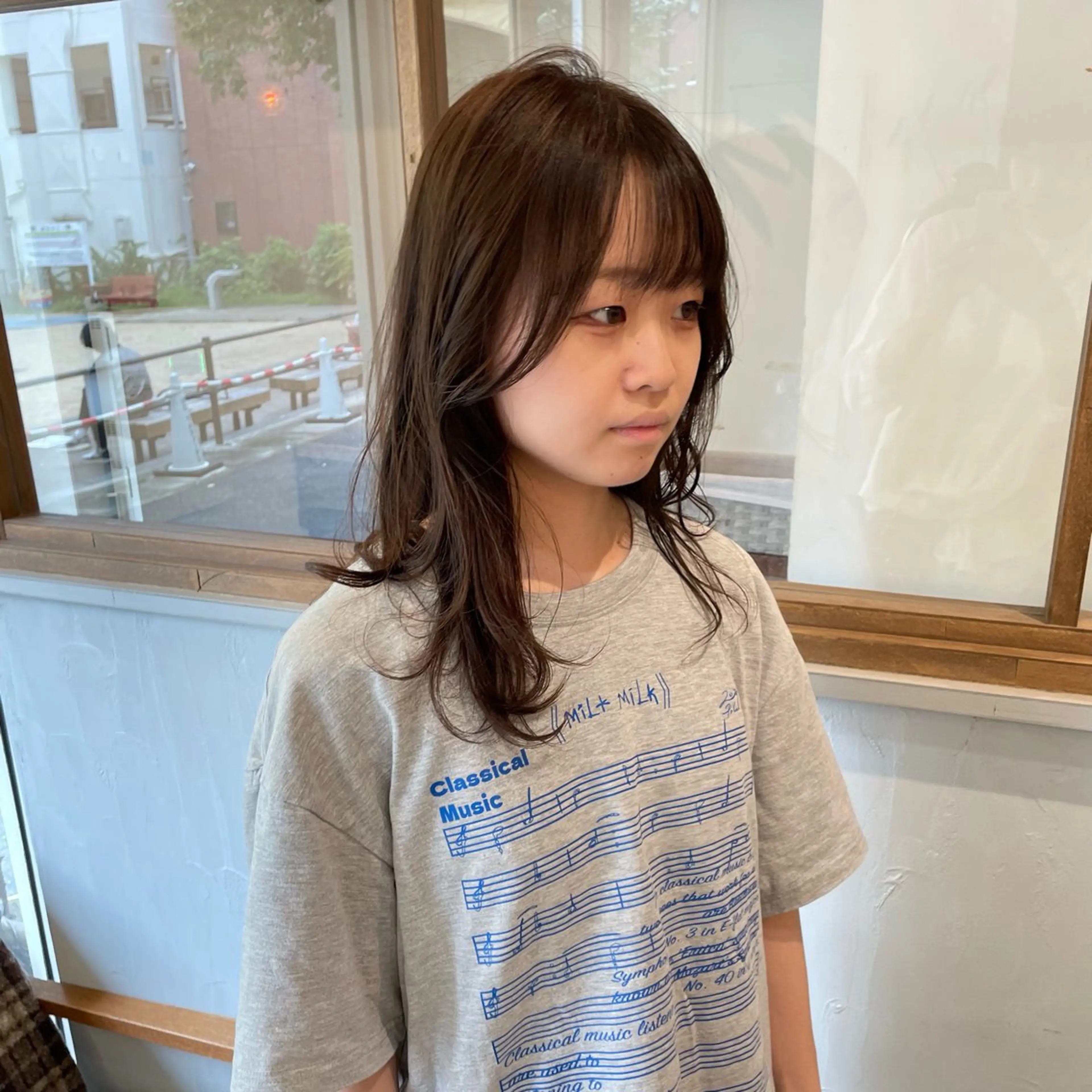 ロング カラー 平地 晃人のヘアスタイル