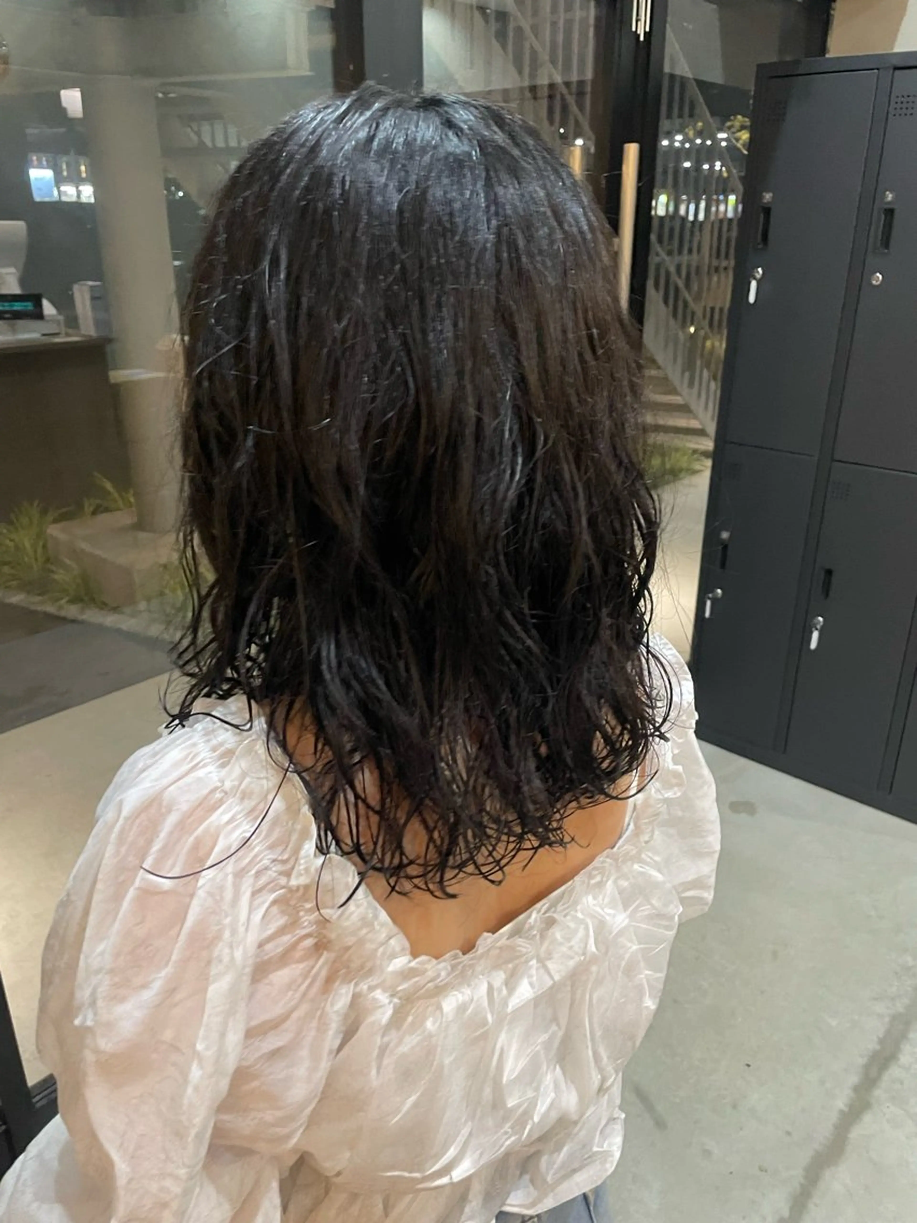 ミディアム カット パーマ la fith hair too.所属・la fith hinaのヘアスタイル
