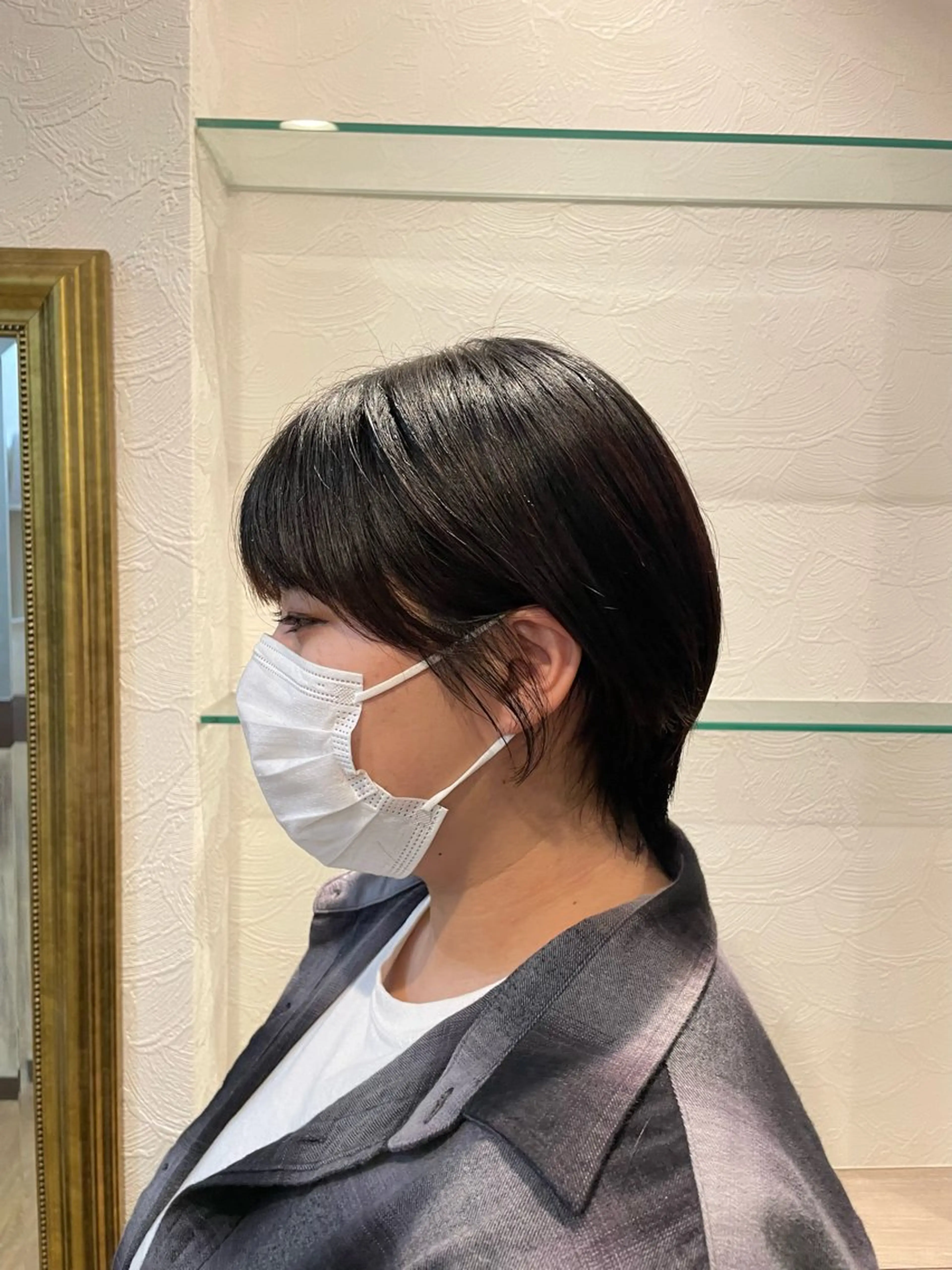 ショート 丸みショート ショートヘア カット ヘアカラー トリートメント 艶々暖色カラー/ 透明感/kohinaのヘアスタイル