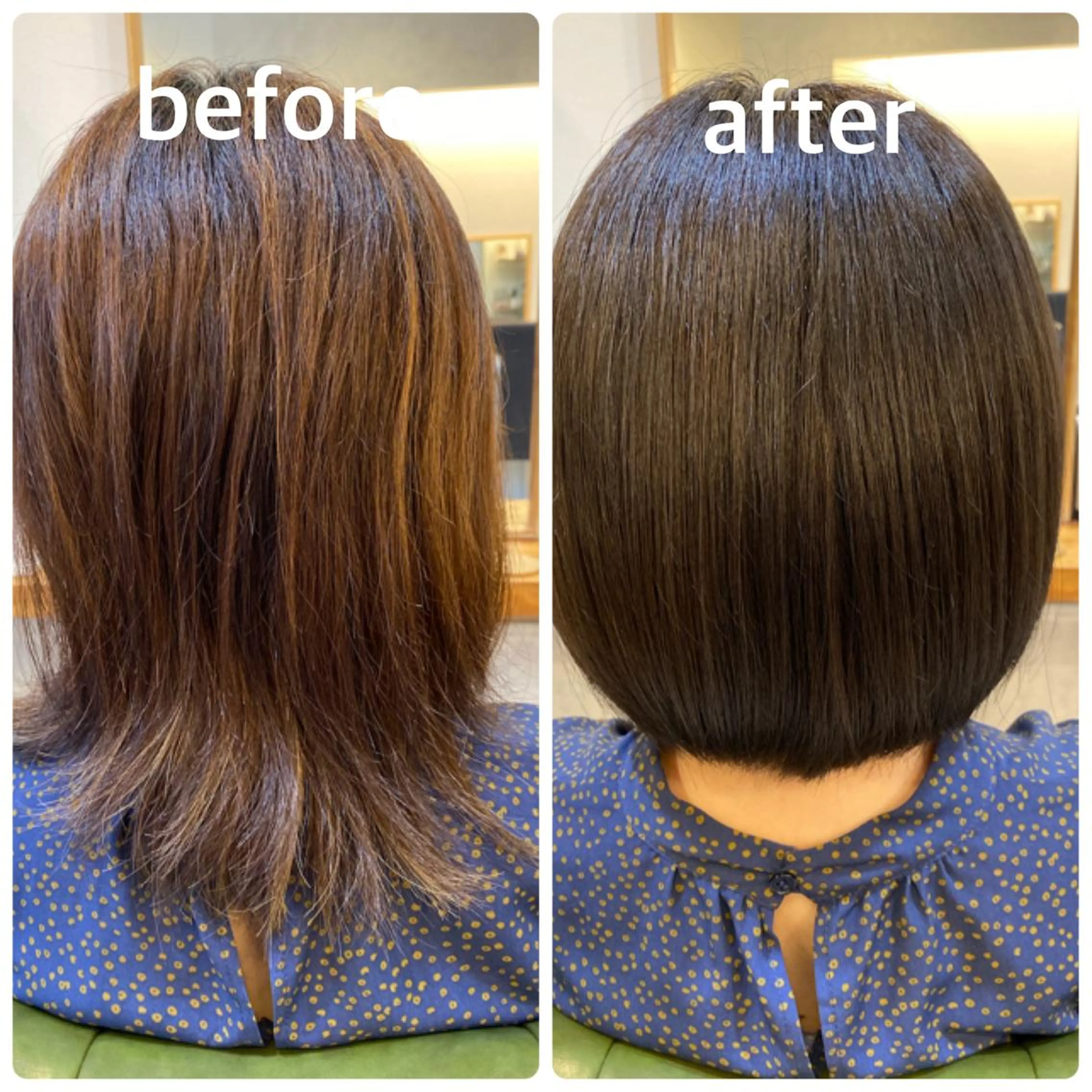 ショート カラー カット ヘアカラー トリートメント エイト ウメダのヘアスタイル