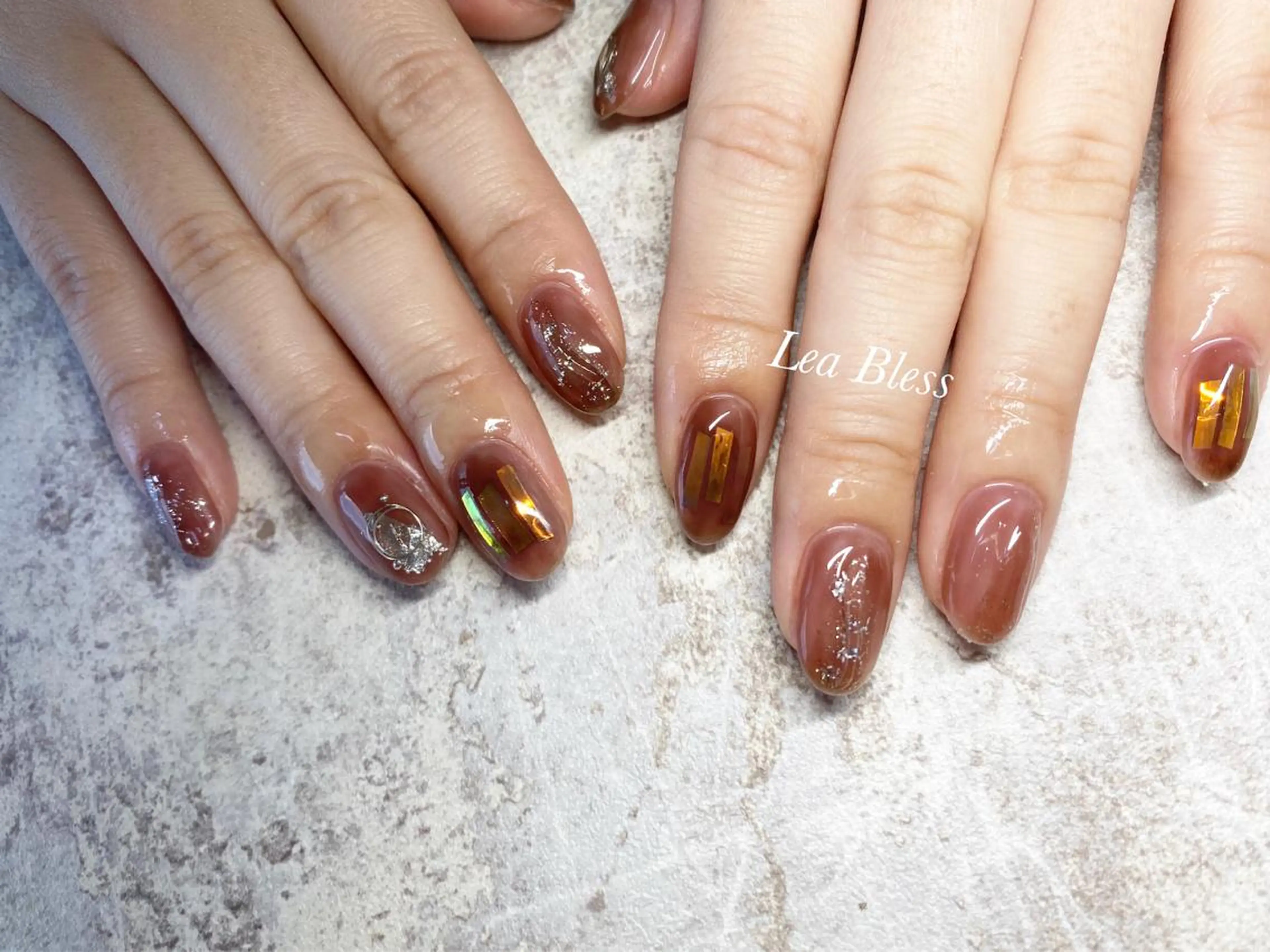 ネイル ハンドネイル Lea Bless 河原町のネイルデザイン
