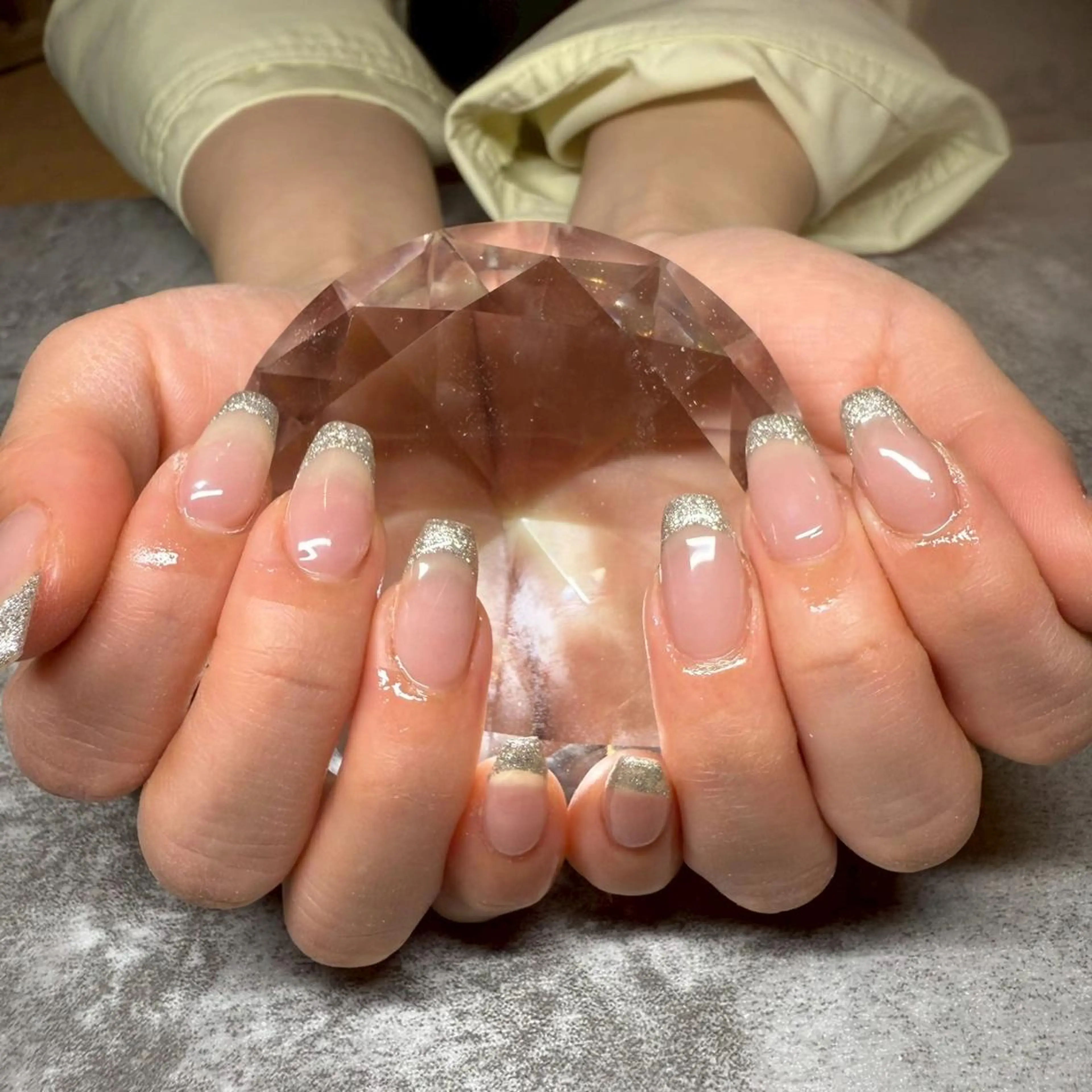 【NEWOPEN記念】オフ無料☆ジェルネイル★ラメグラデーションネイル ¥5500の写真