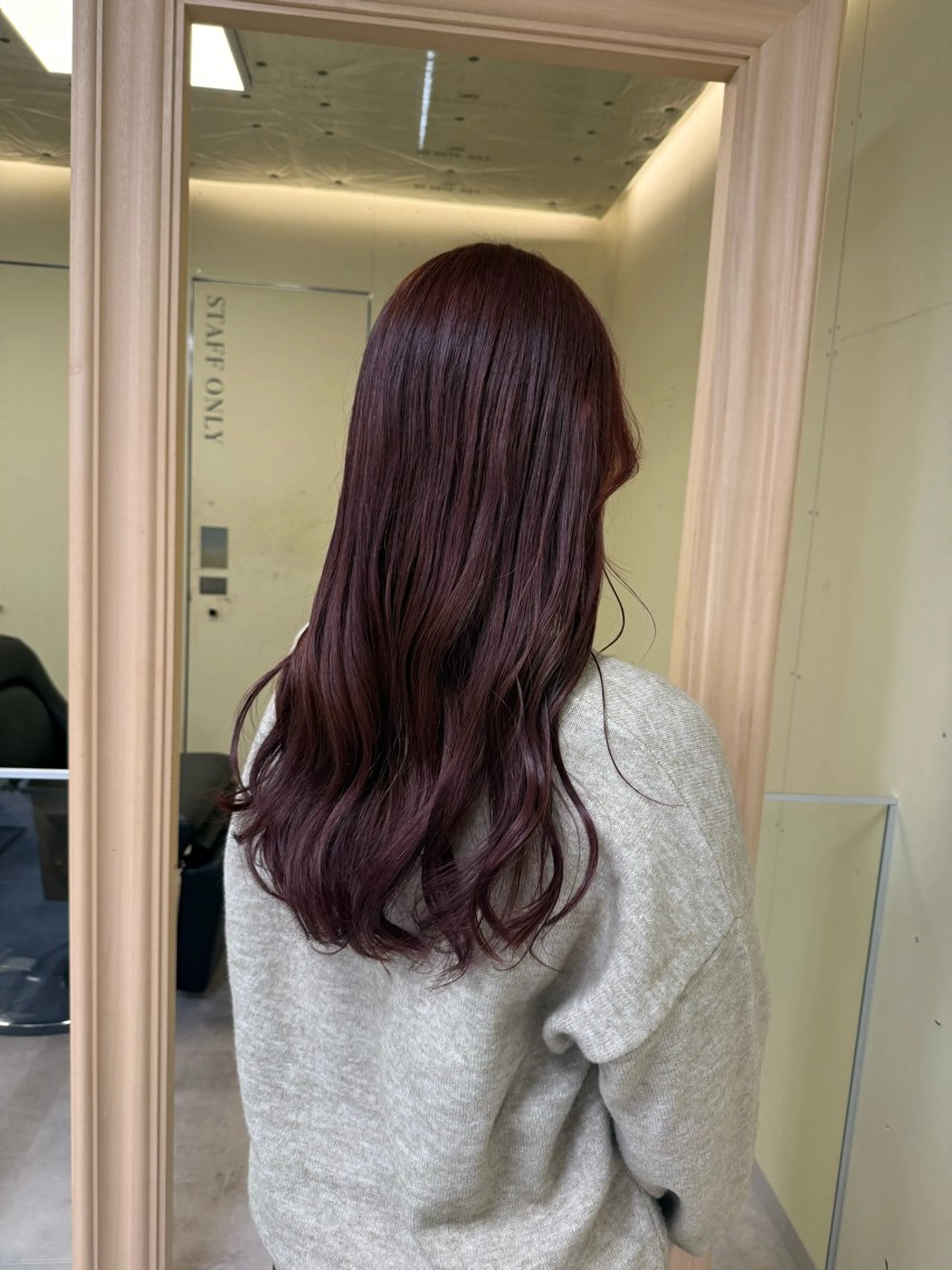 ロング カラー カット ヘアカラー 伶風/デザインカット /ボブ/透明感カラーのヘアスタイル