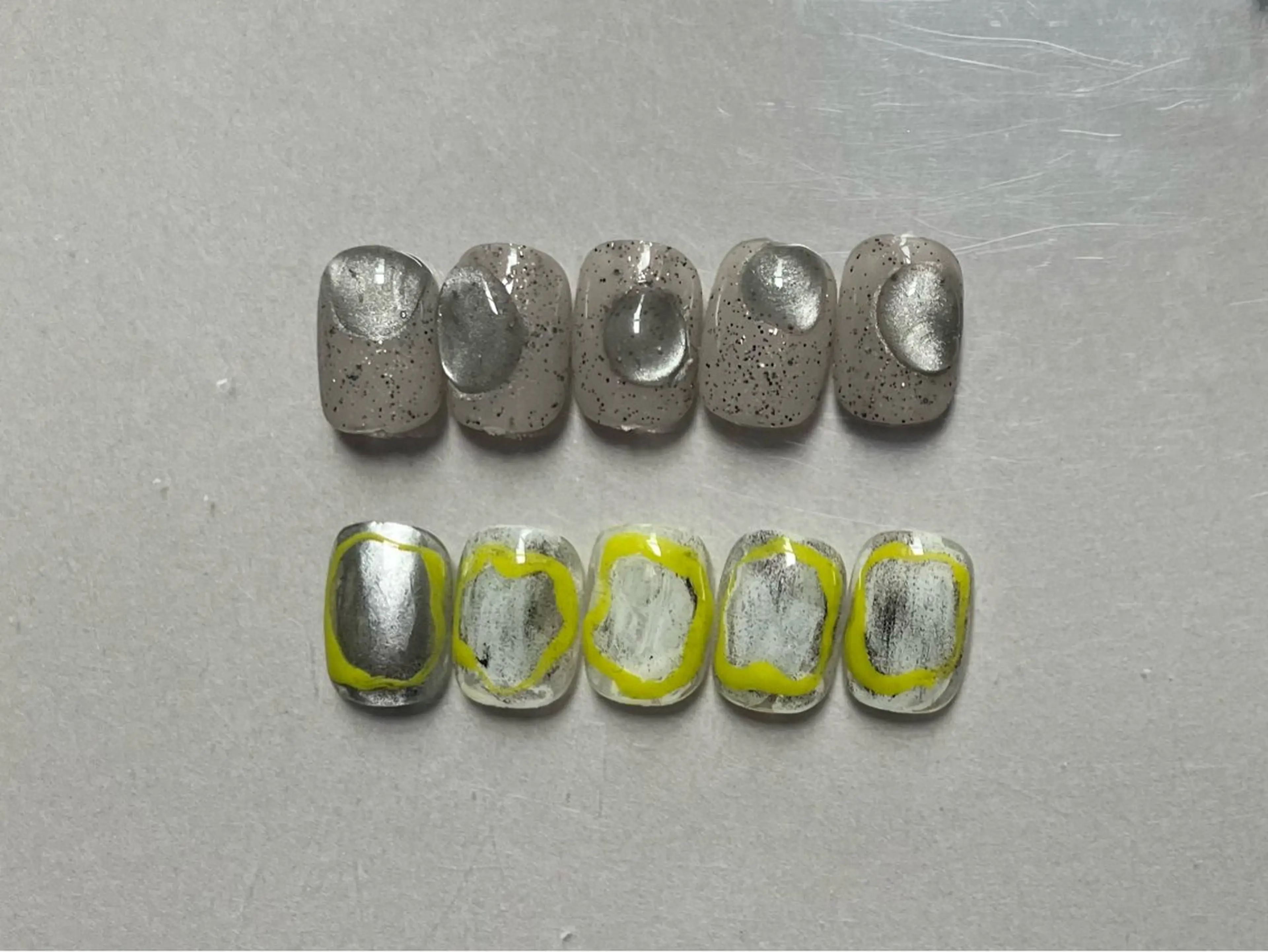 ショート ハンドネイル フットネイル @Unica_ honmachiのネイルデザイン