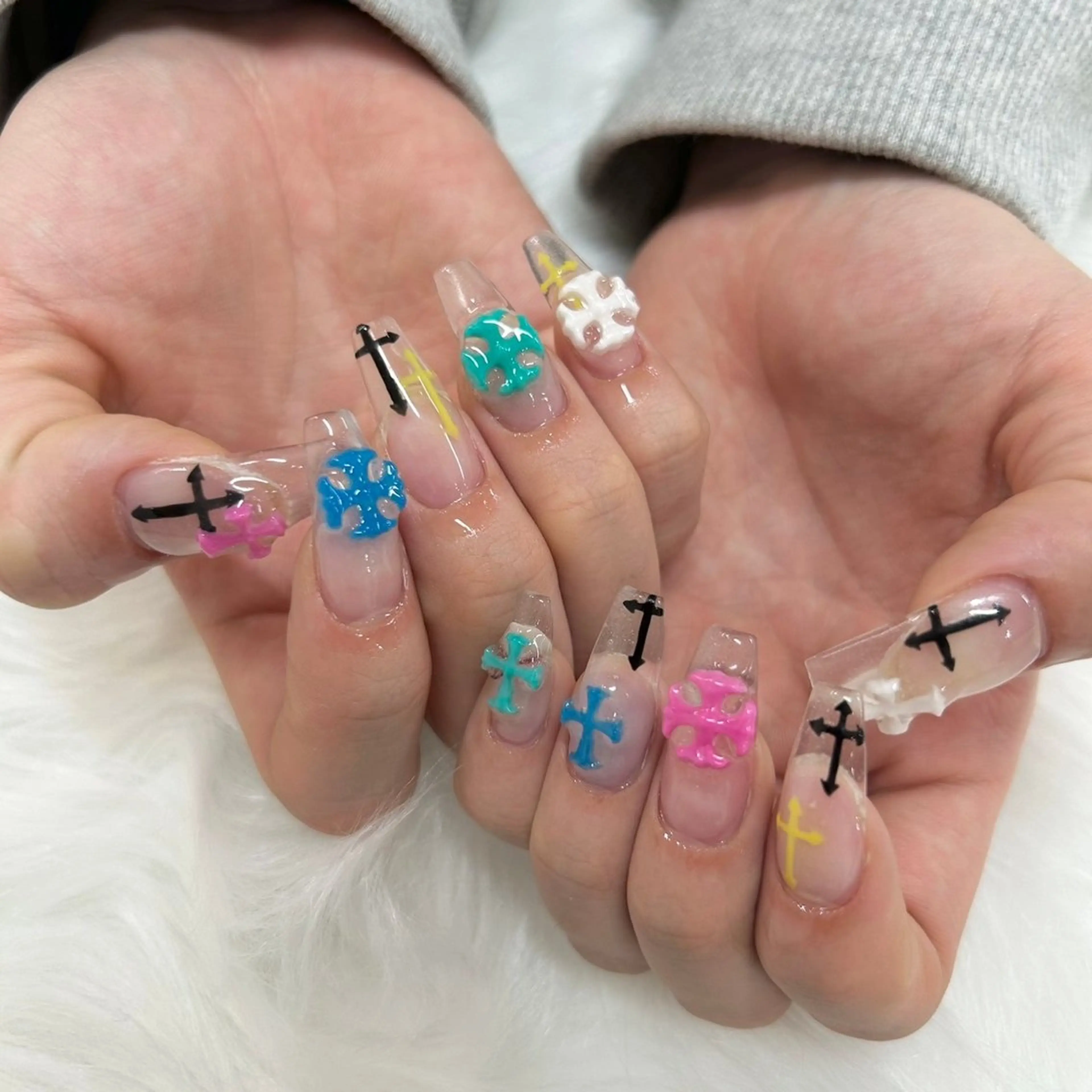 ロング ハンドネイル cho nailのネイルデザイン