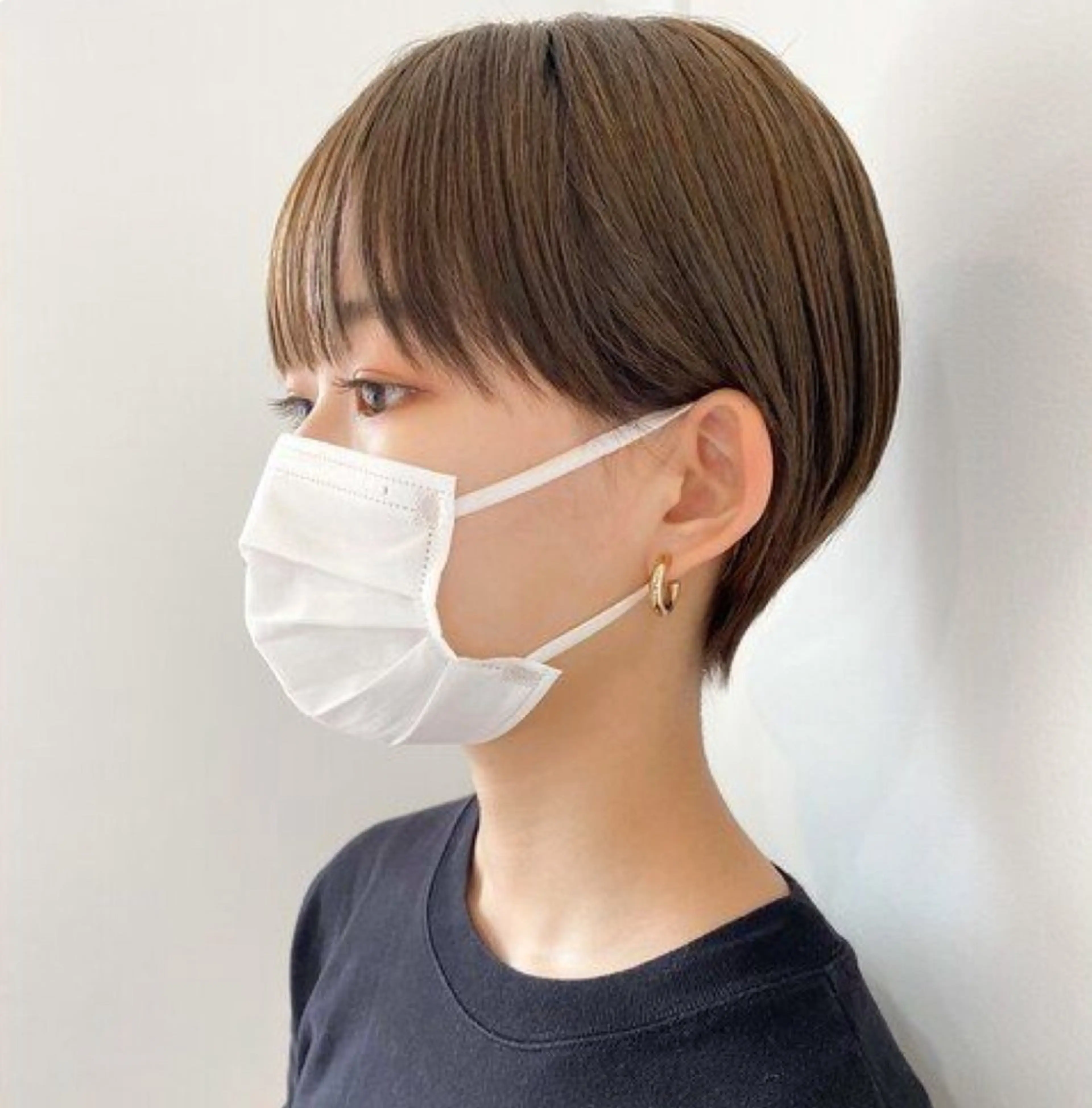 ショート ショートヘア hana✂︎メンズ ニュアンスパーマのヘアスタイル
