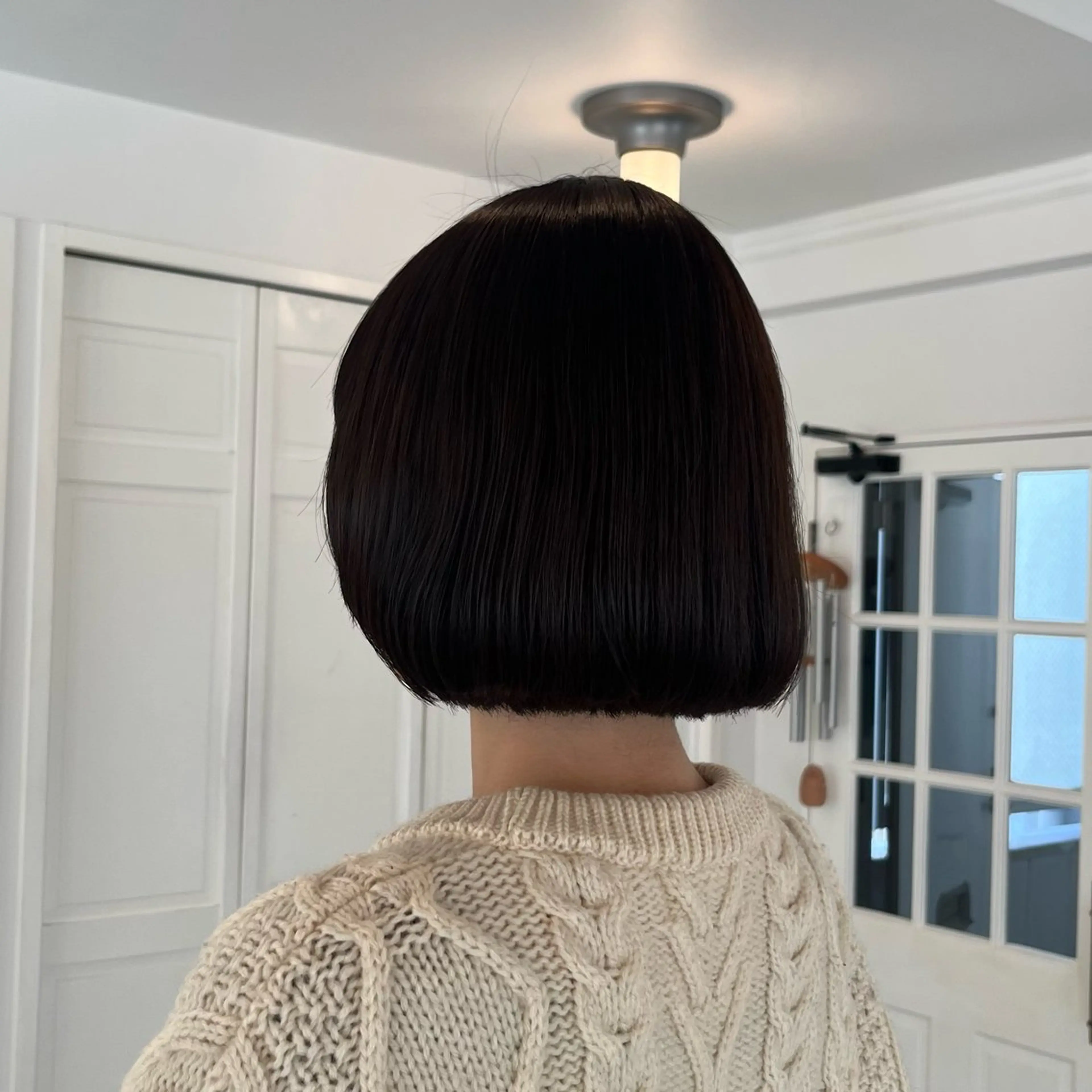 ミディアム ヘアカラー 升方 楓のヘアスタイル