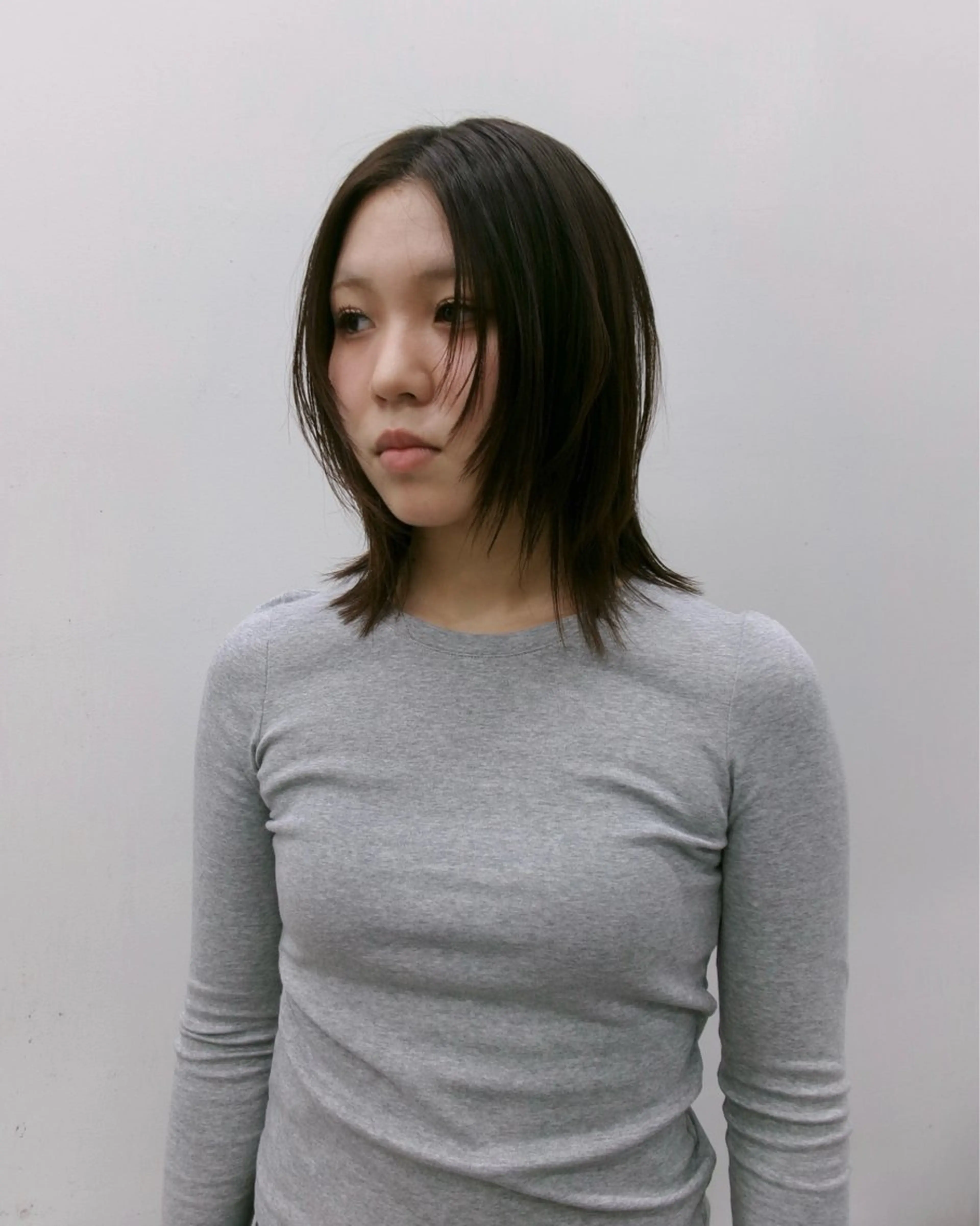 ミディアム Vibe所属・hanami パーマ/透明感カラーのヘアスタイル