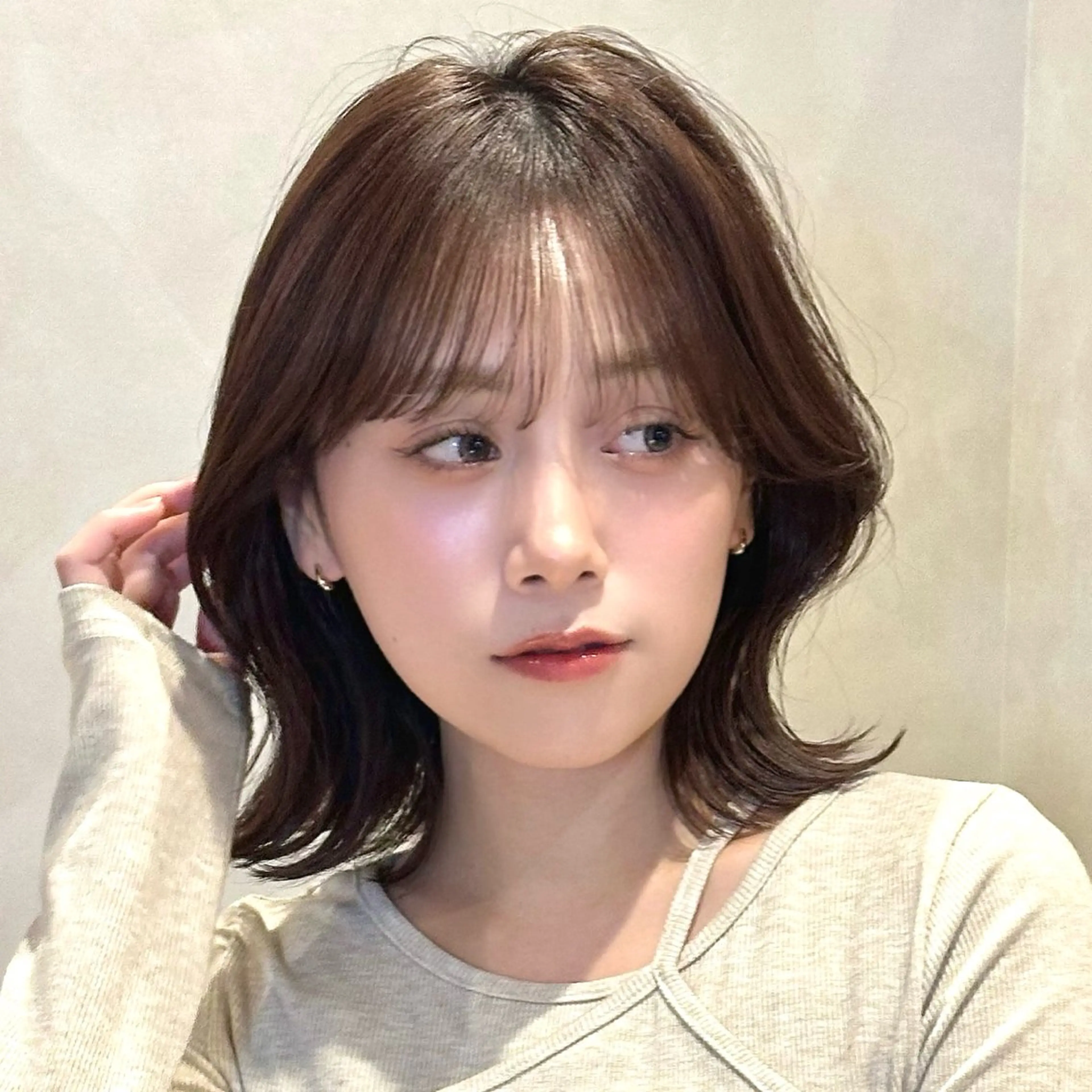 ショート カラー カット ヘアカラー トリートメント 原宿/ボブ/髪質改善 /韓国レイヤー/優希のヘアスタイル