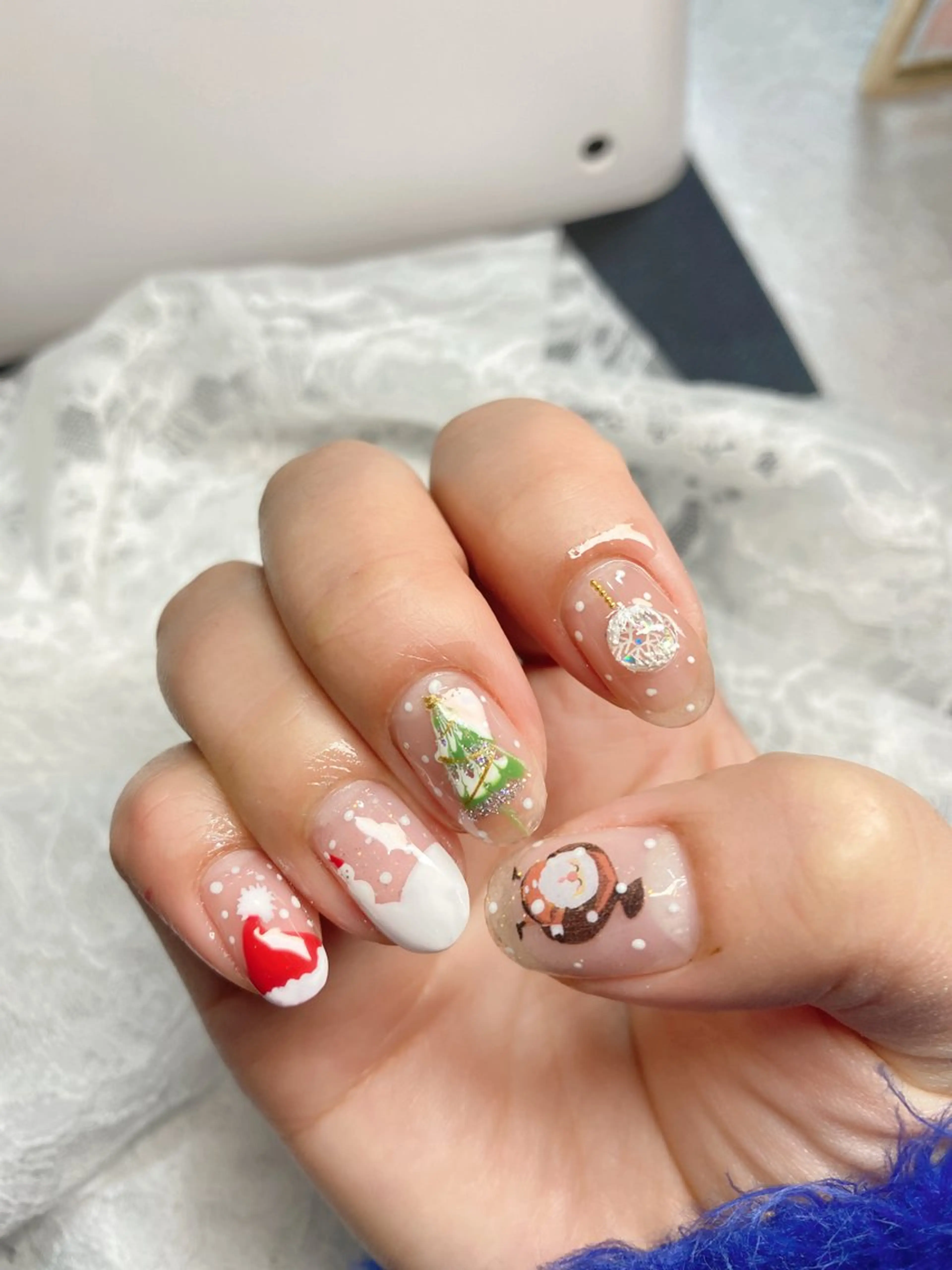ネイル 冬ネイル クリスマス HandS ネイル 自宅サロンのネイルデザイン
