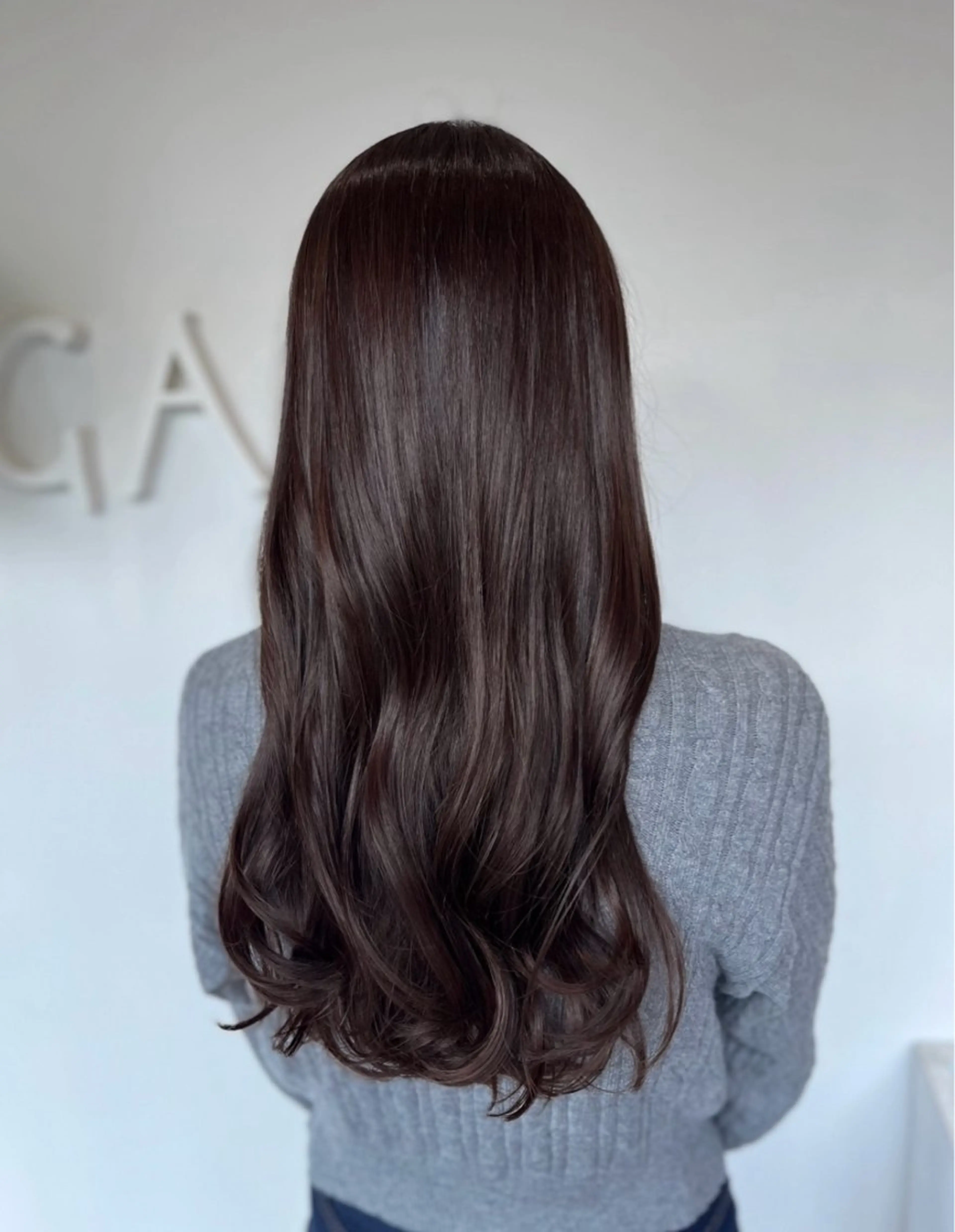 ロング カラー カット ヘアカラー トリートメント 透明感カラー／ 艶感カラー／RAMUのヘアスタイル