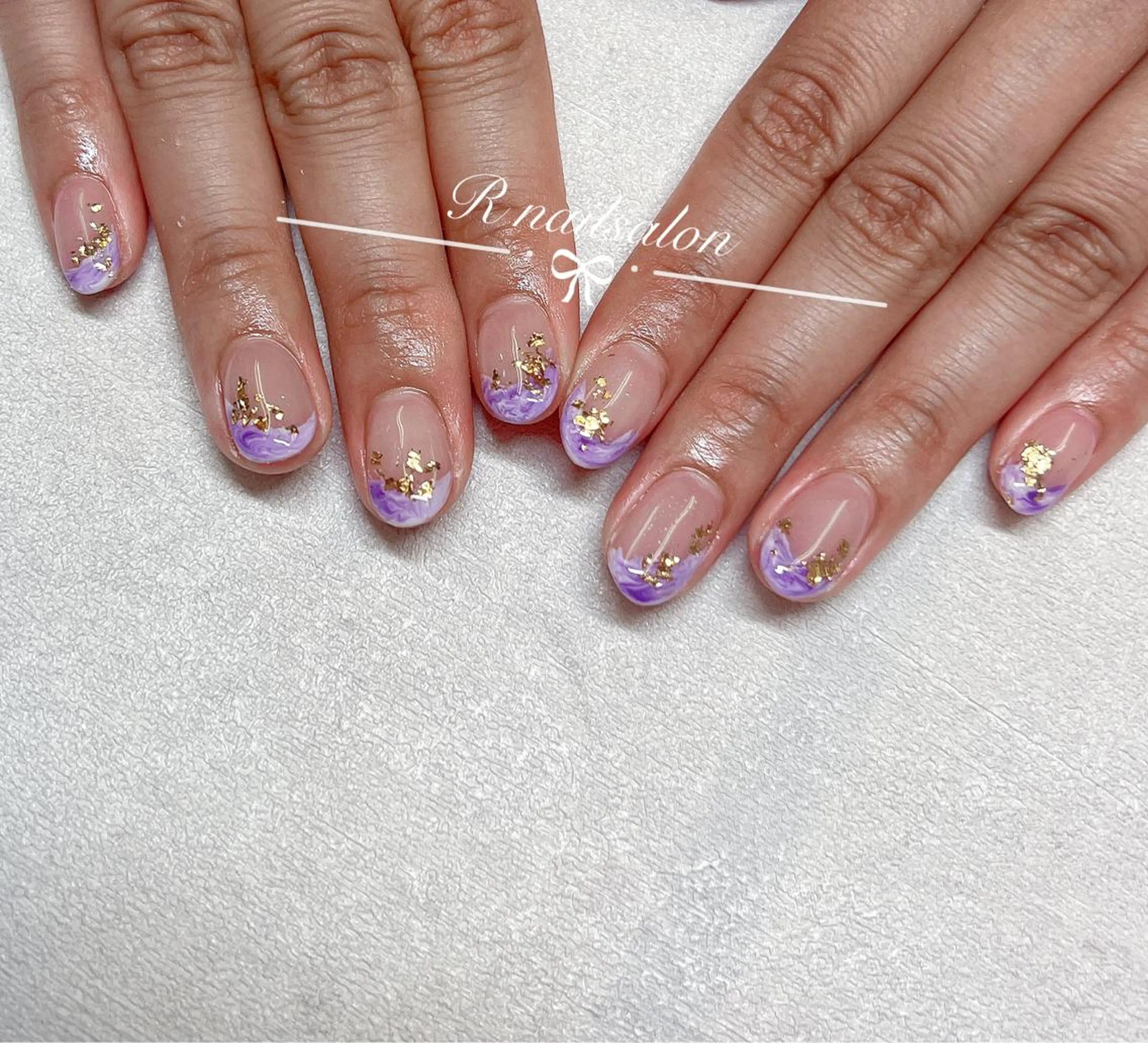 ミディアム ハンドネイル R NAILSALONのネイルデザイン