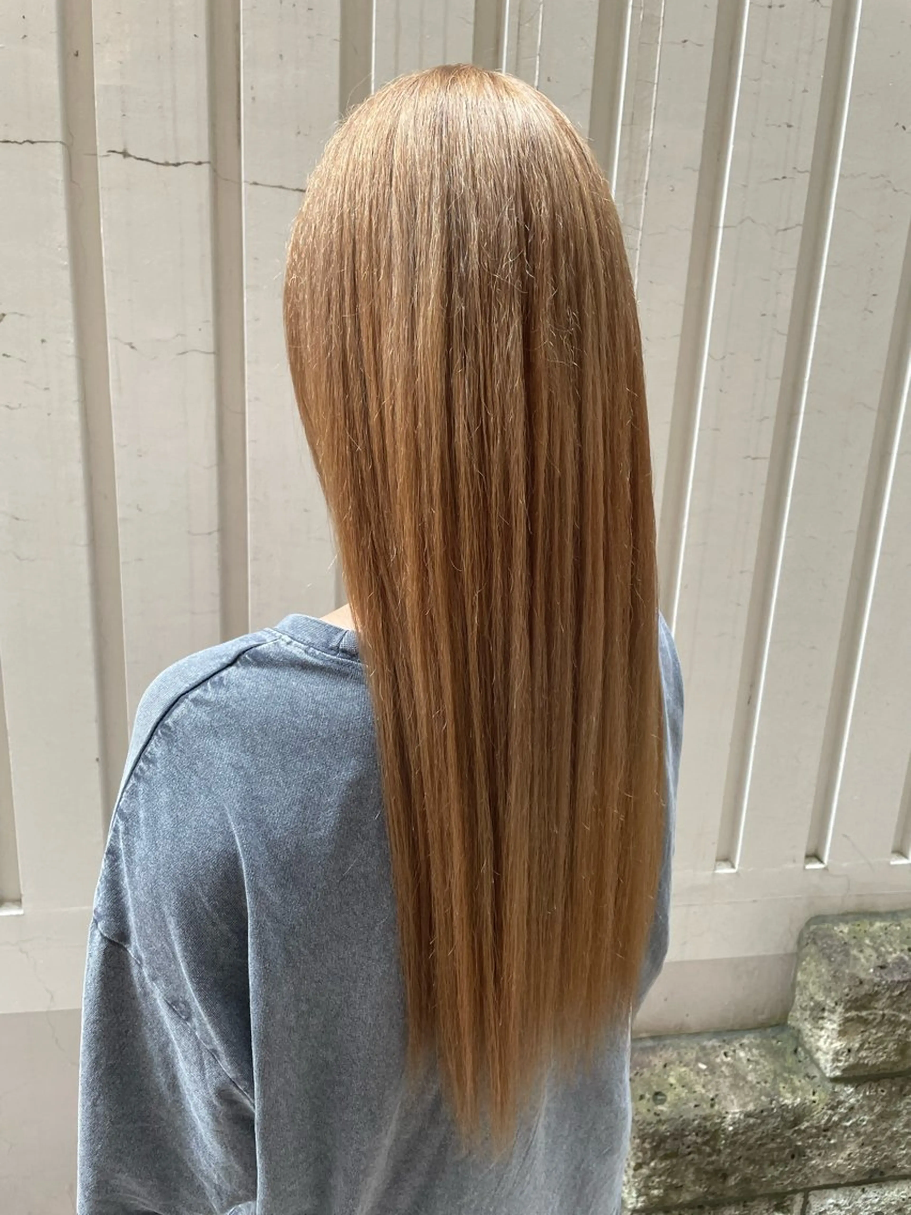 カラー ベージュカラー ブリーチ MIKU ナチュラルヘア✂️✨のヘアスタイル