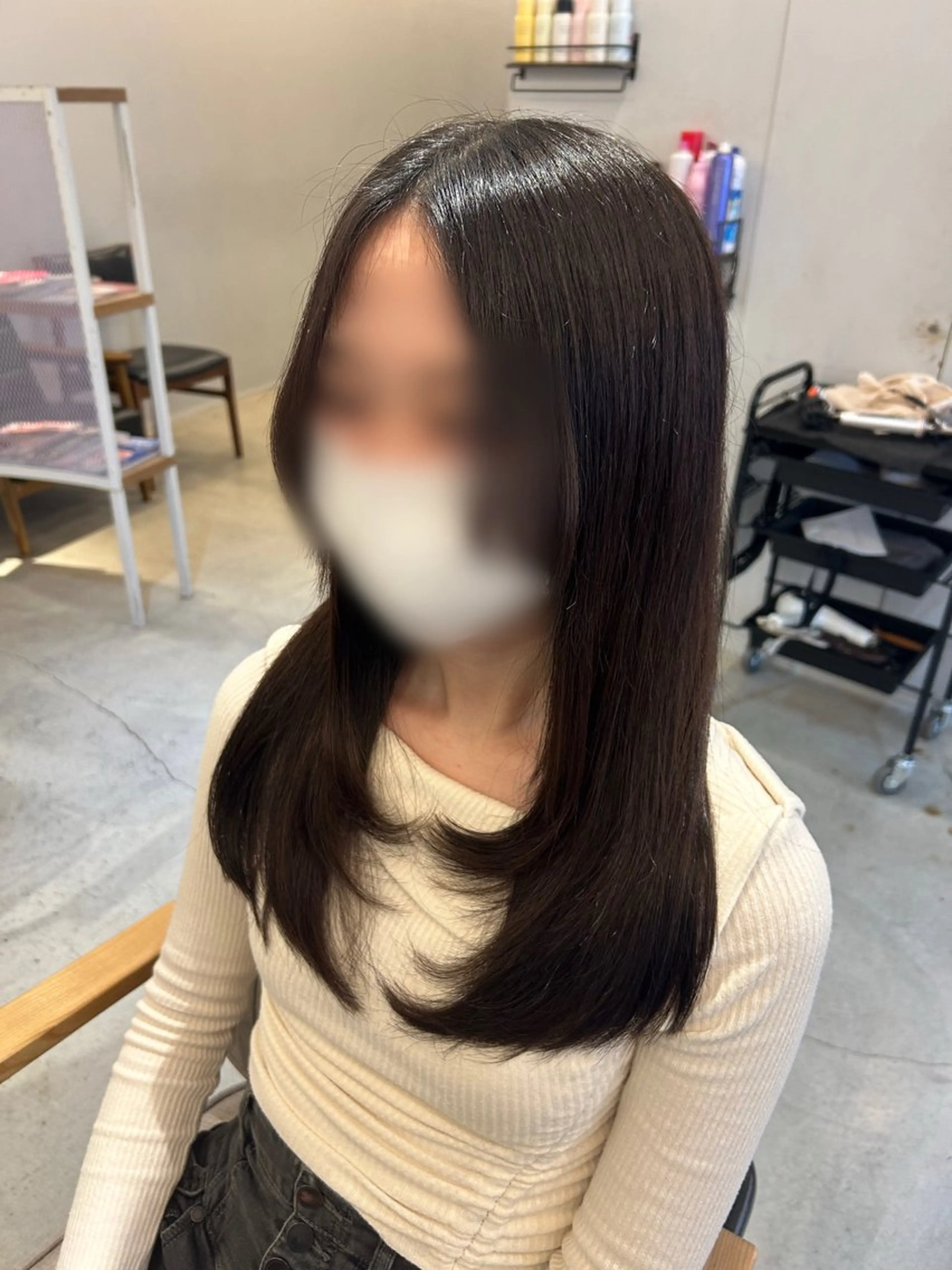 ロング カットモデル募集中✨ 津川里緒✨️のヘアスタイル