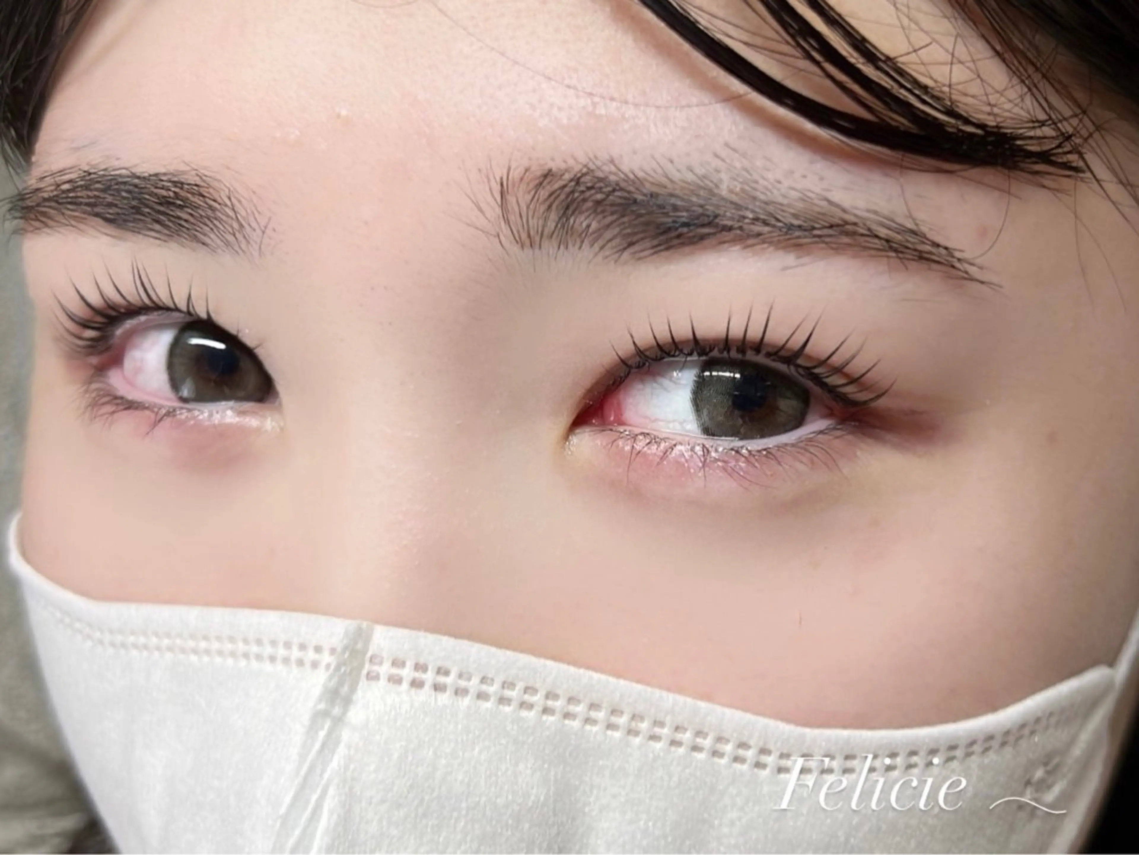 マツエク・マツパ パリジェンヌラッシュリフト マツパ Felicie＊ Sayakaのマツエク・マツパデザイン