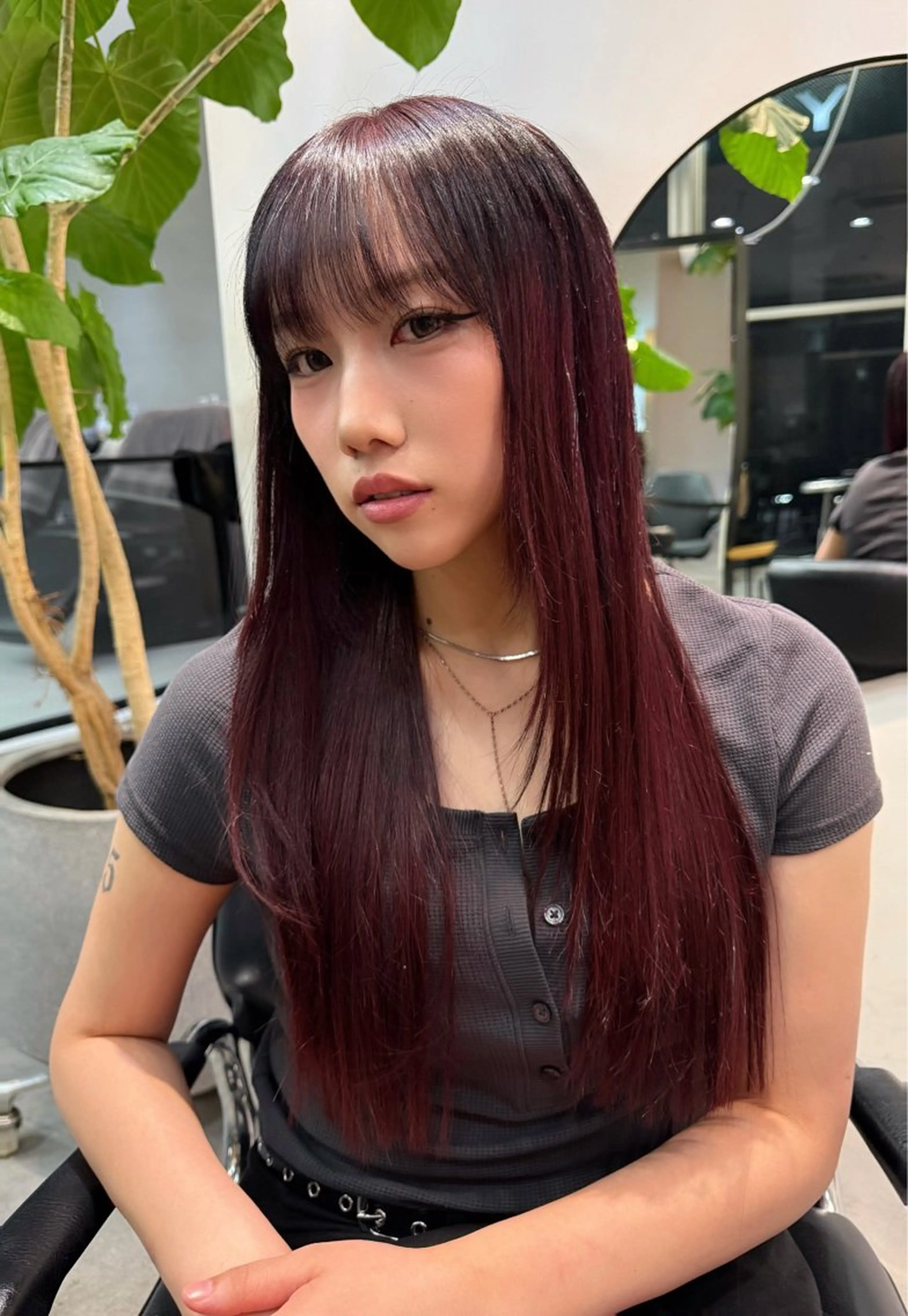 ロング ボブ エクステ ロング RITZY所属・RITZY ヒヨリのヘアスタイル