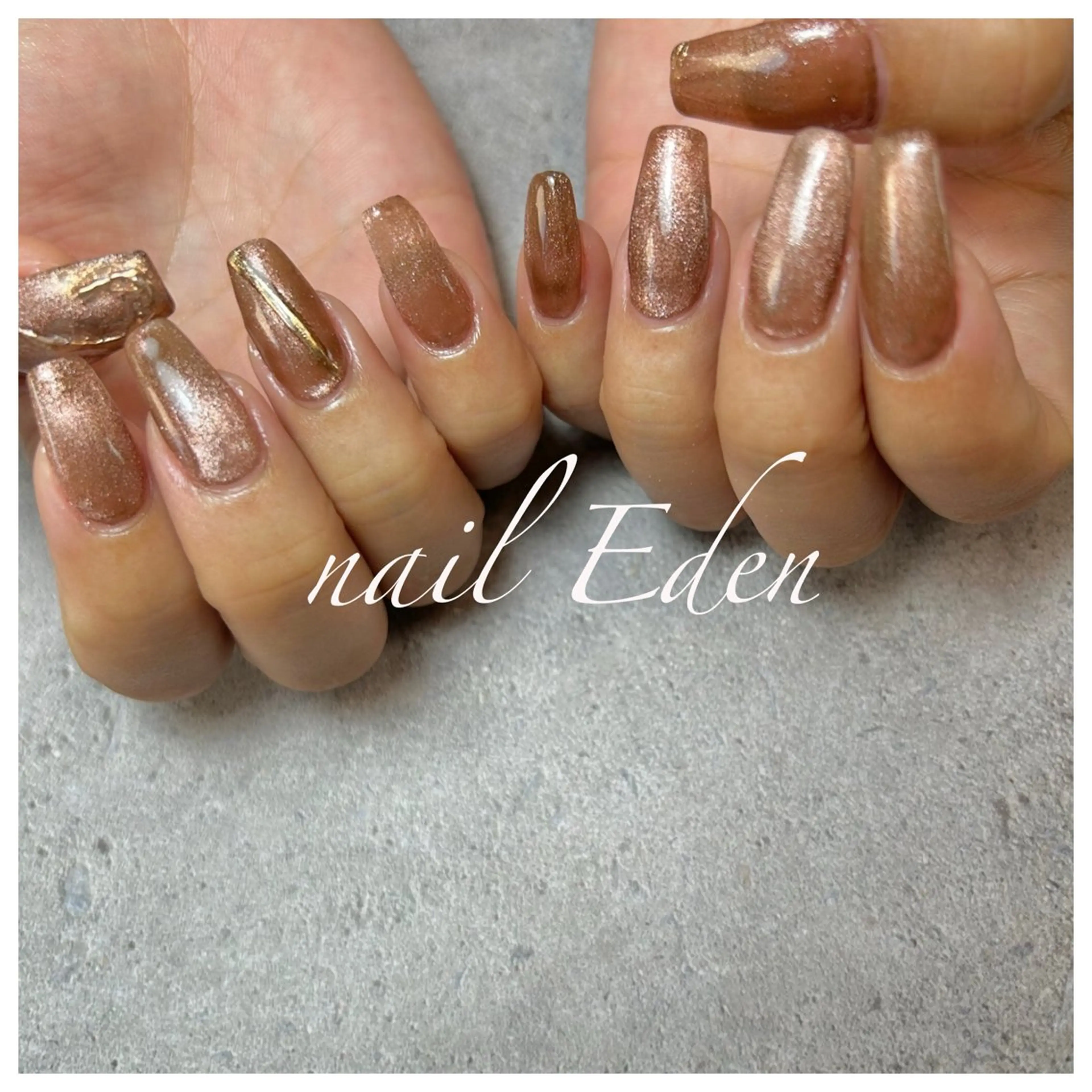 ネイル 持ち込み ハンドネイル ハンドケア Eden　private nail saron所属・Eden ♾️のネイルデザイン