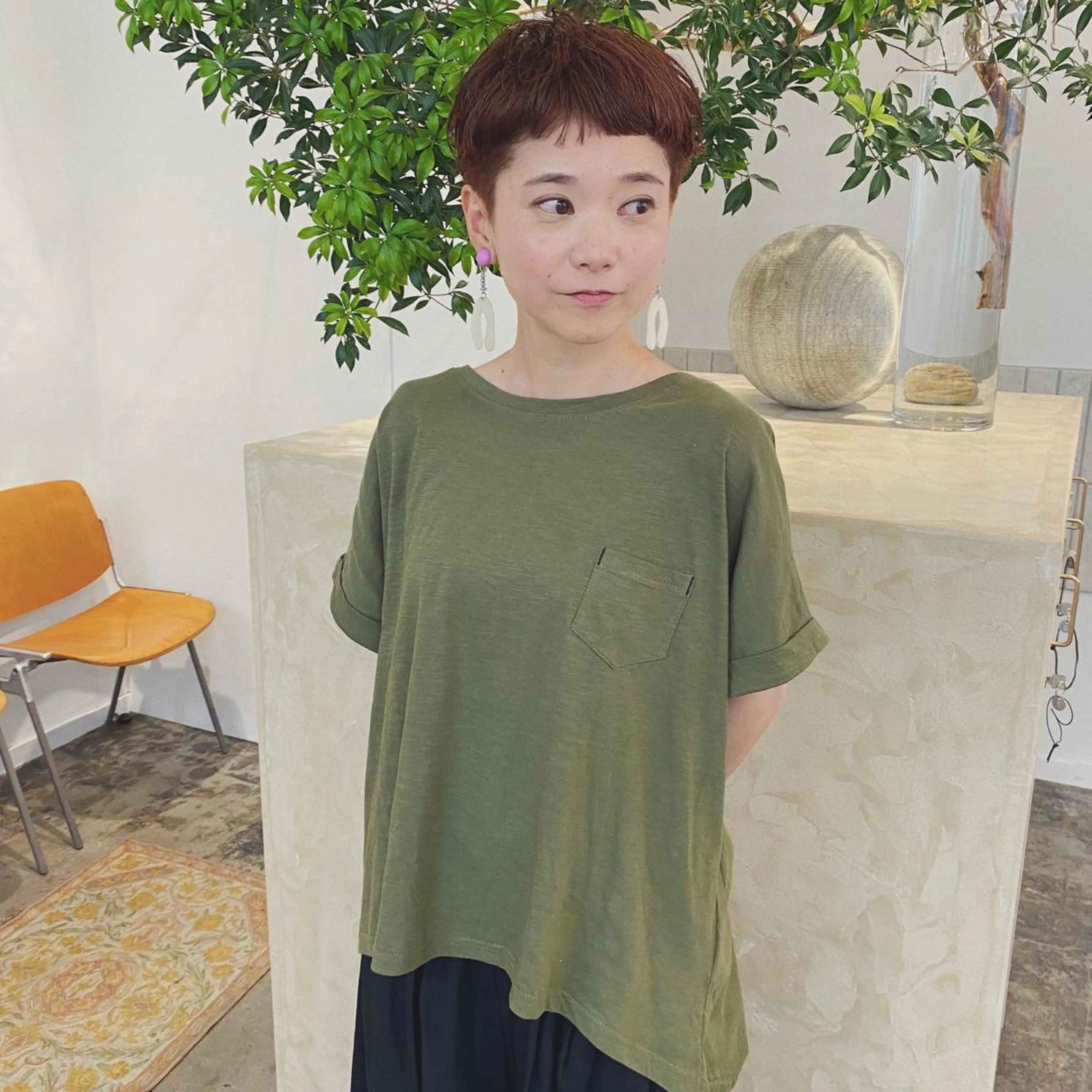 ショート ヘアカラー Terve. おすぎのヘアスタイル
