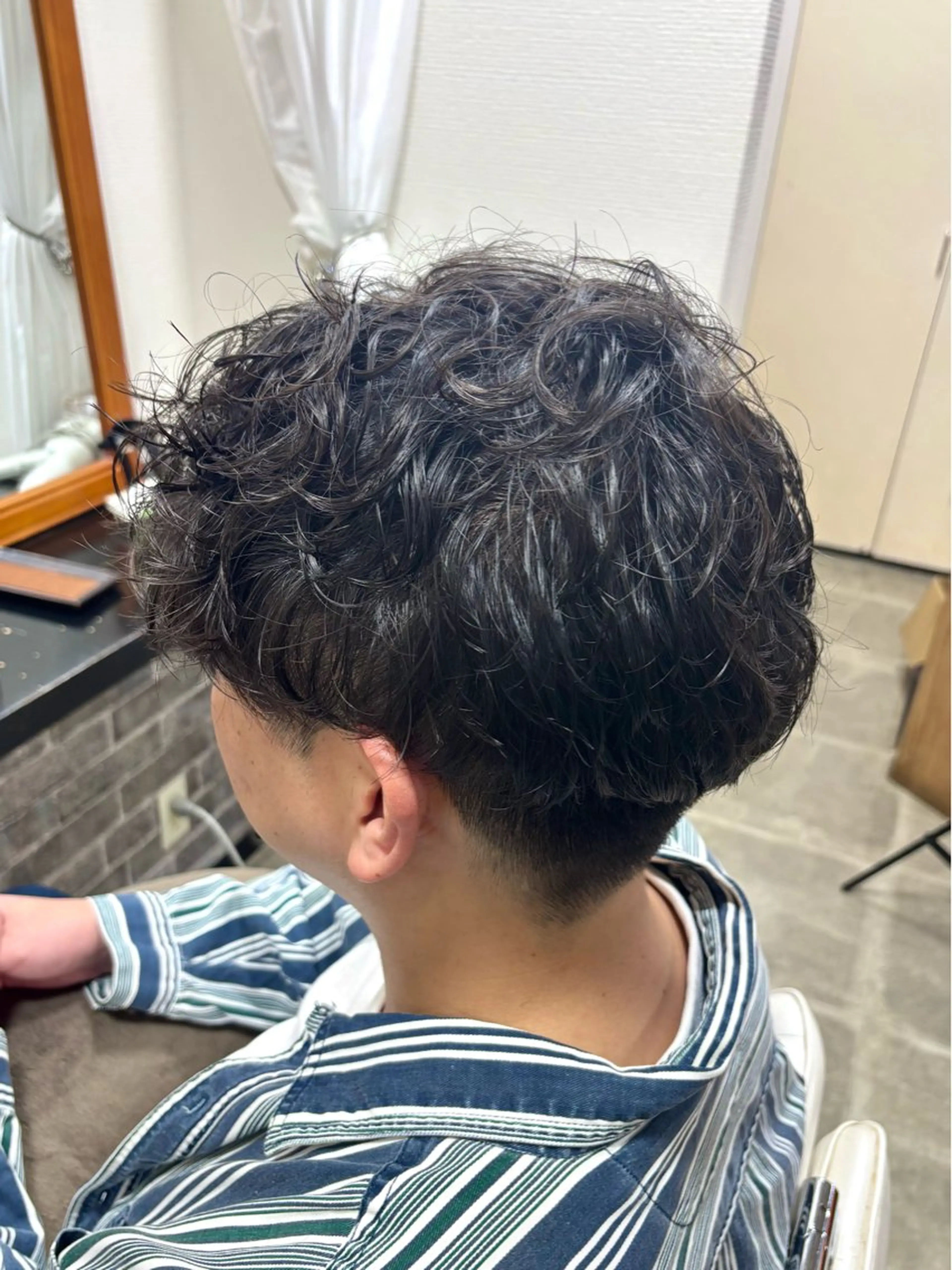 パーマ メンズ メンズパーマ ニュアンスパーマ カット パーマ イツキ🌕デザインカ ラー🥨髪質改善🫧のヘアスタイル