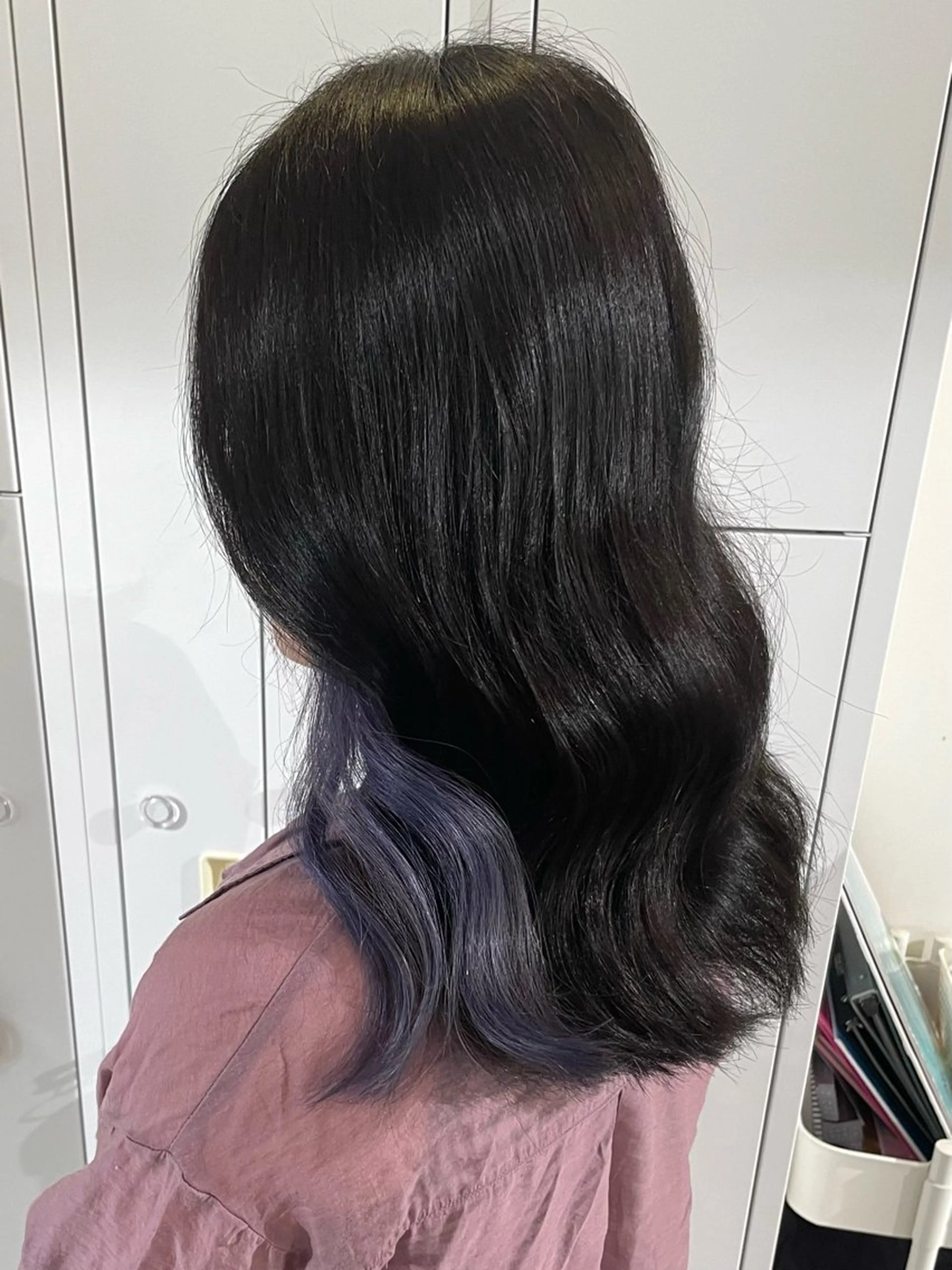ロング カラー 💚色落ちまで可愛い 髪質改善カラーゆうまのヘアスタイル