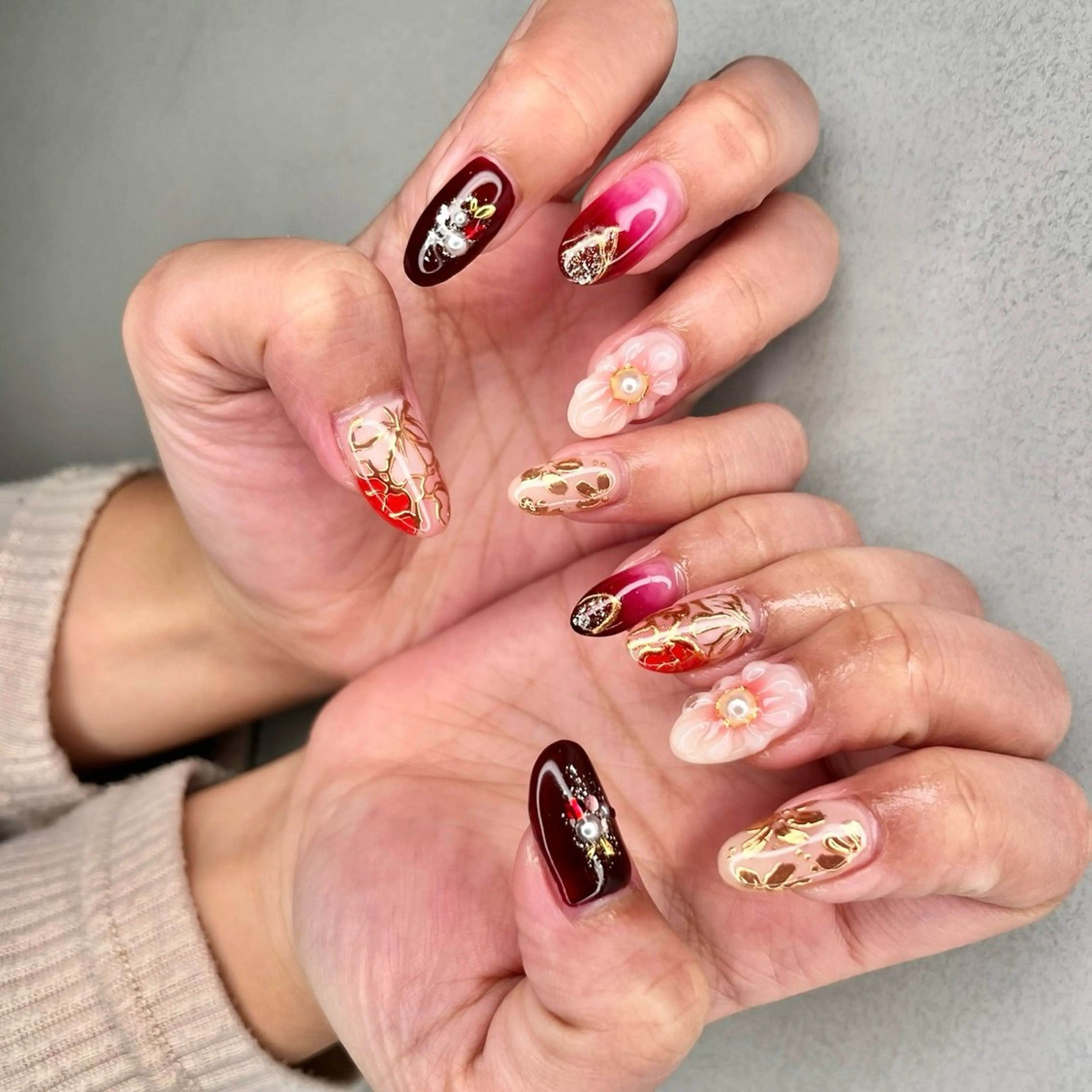 ネイル フラッシュネイル フットネイル ジェルネイル ラメ(グリッター) ラメグラデーション ハンドネイル beautysalonLino所属・ネイルサロン ⭐︎Linoのその他イメージ
