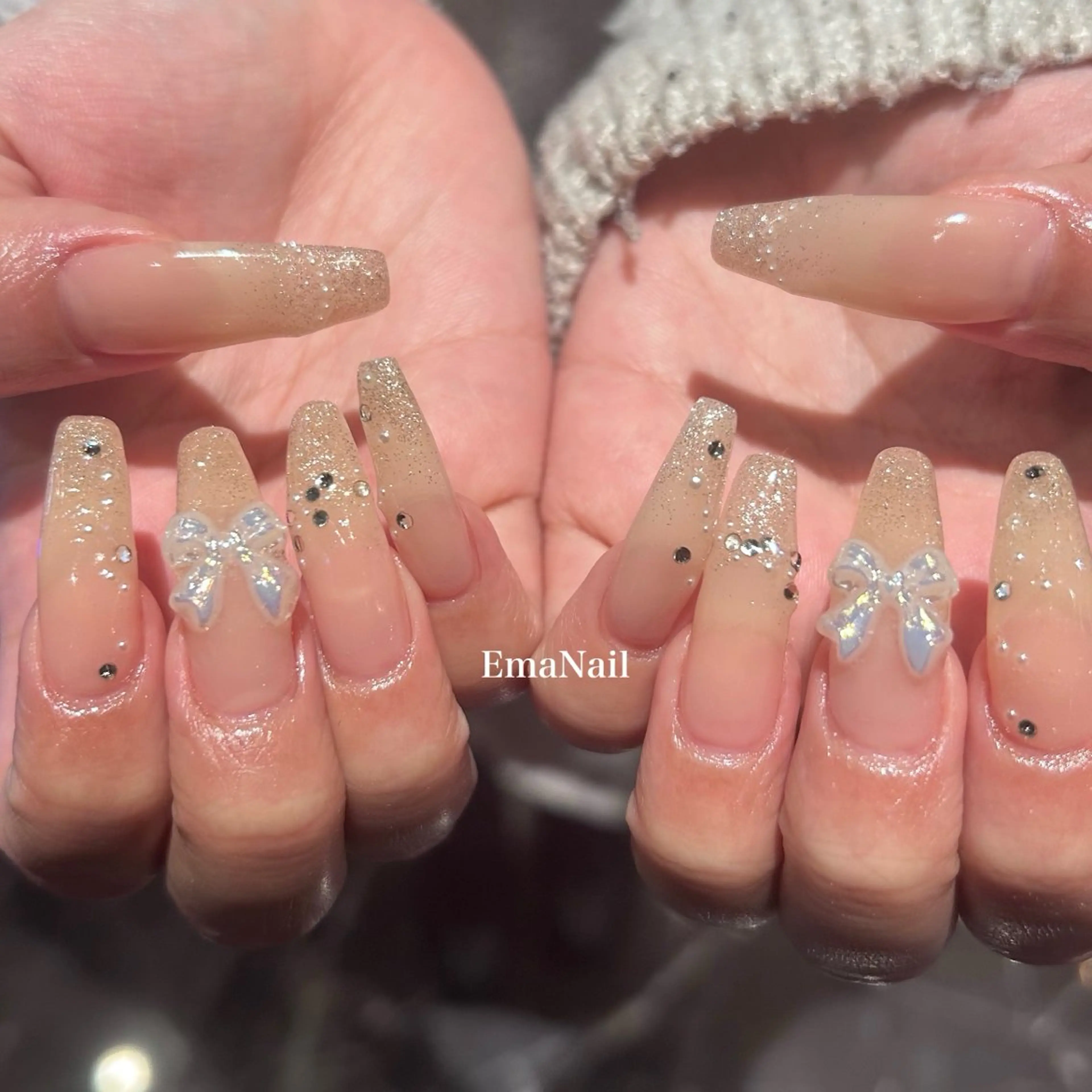 ネイル ボルドー フットネイル フレンチネイル ガーリー 韓国ネイル ハンドネイル EmaNail🎀 Haaruのネイルデザイン