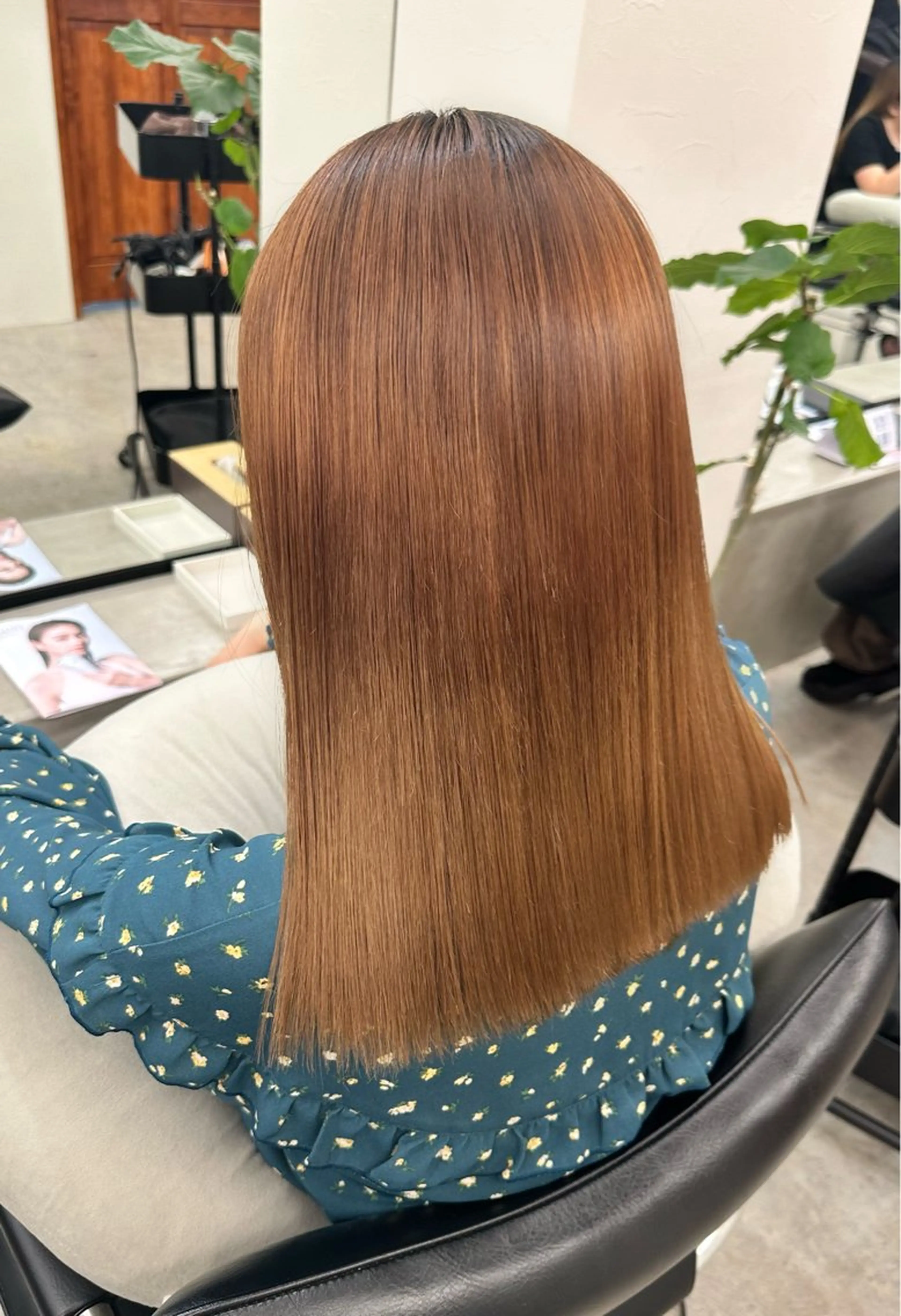セミロング セミロングパーマ 髪質改善 レイヤーカット 縮毛矯正 トリートメント カット トリートメント 髪質改善/レイヤー/ 艶髪🎀ayaneのヘアスタイル