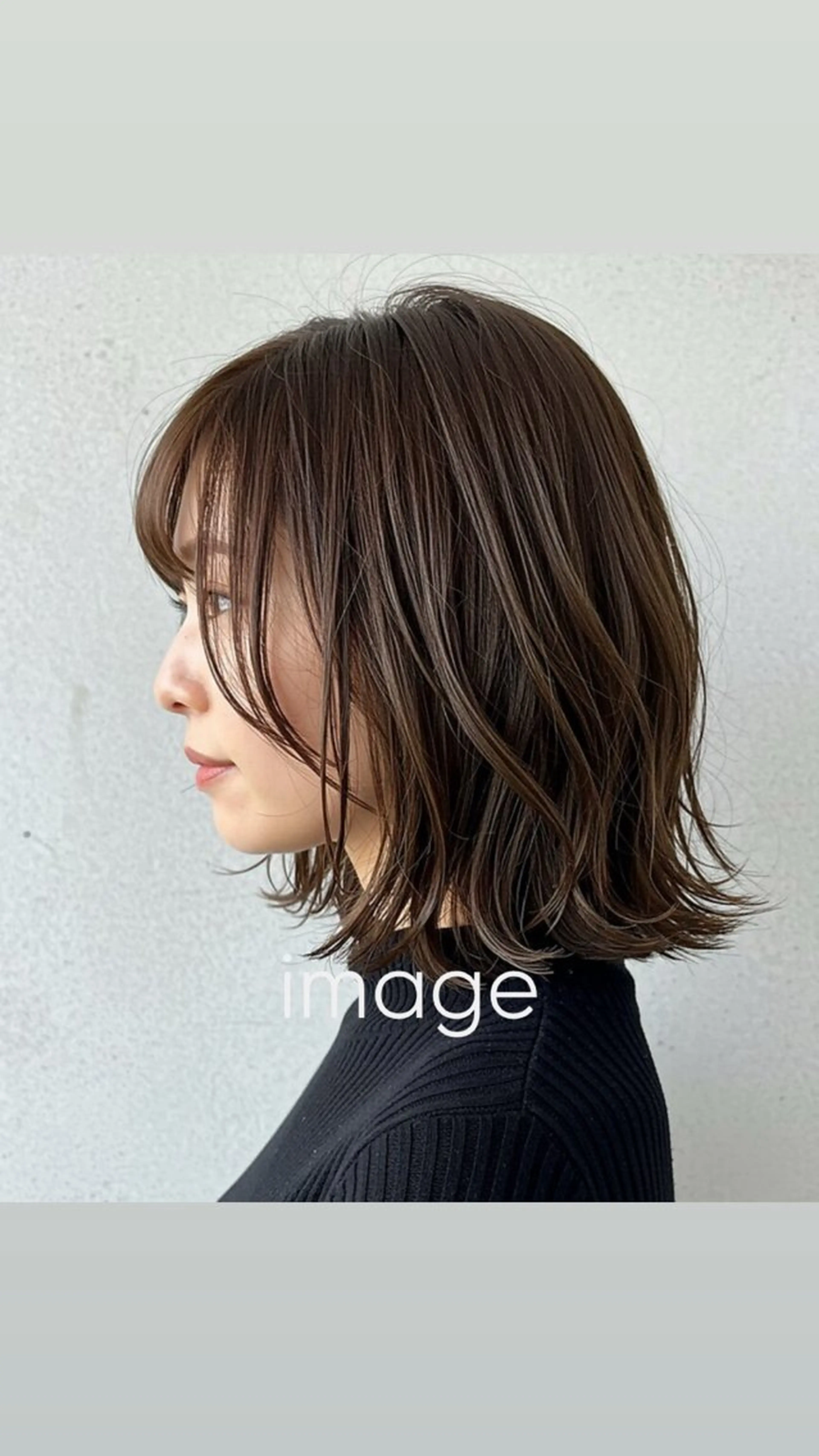 ミディアム レディースミディアム モデル 亀戸🌙松本のヘアスタイル