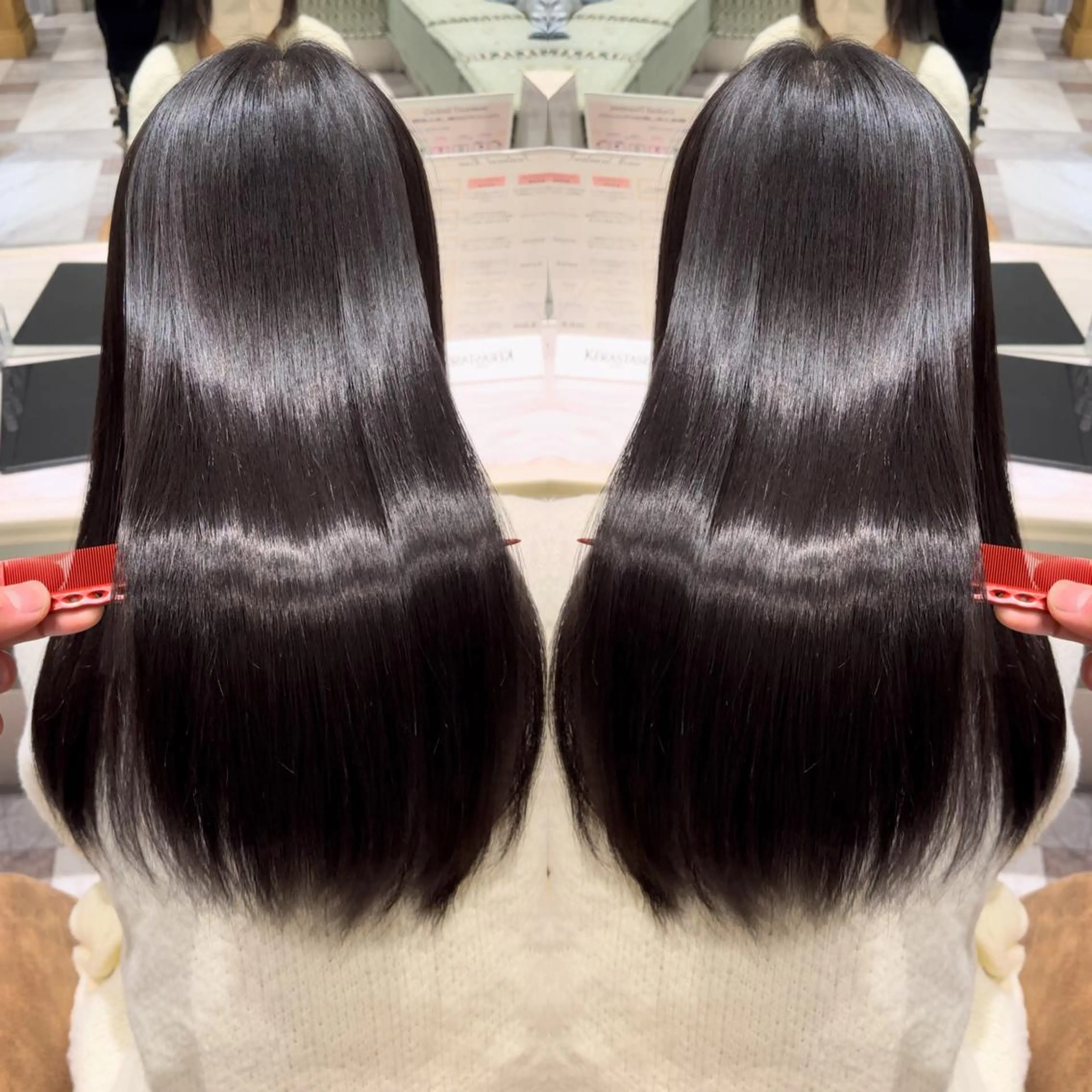ロング カラー トリートメント カットモデル募集 艶カラー/ユウトのヘアスタイル