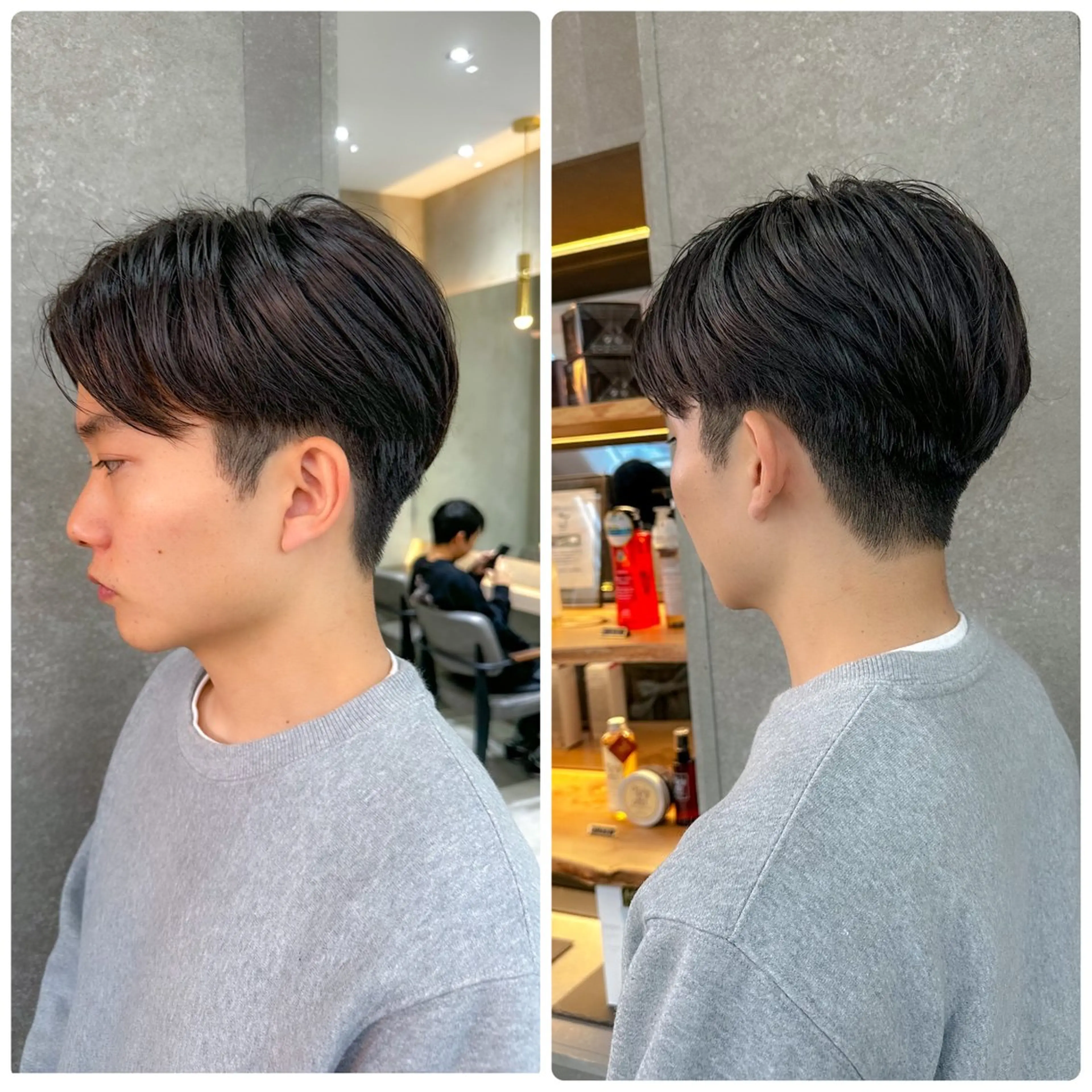 ショート パーマ メンズ 刈り上げ カット 縮毛矯正 トリートメント 大人男子ヘア 💈メンズ特化吉田のヘアスタイル