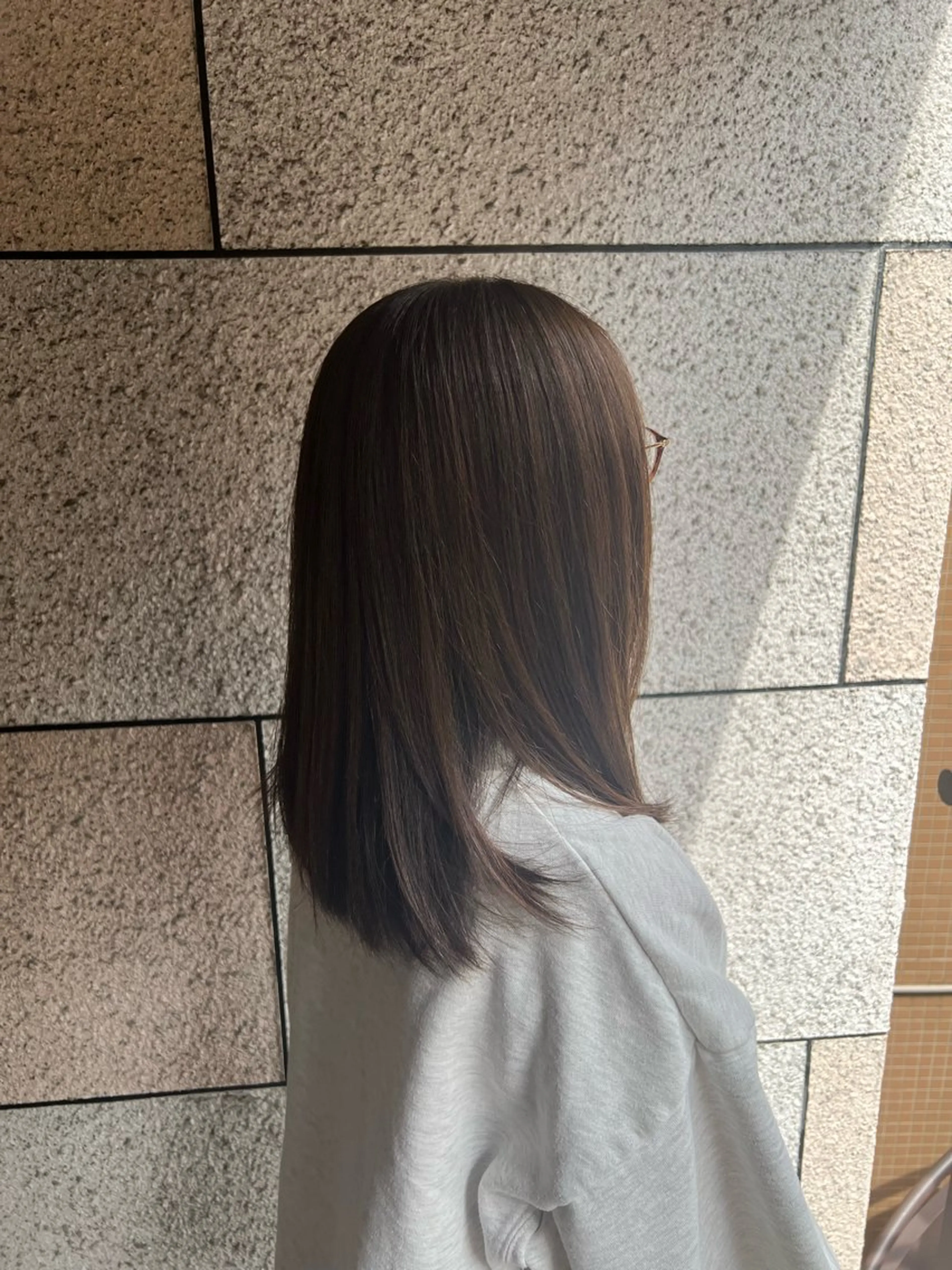 カラー ベージュカラー オリーブベージュ ヘアデザインビール所属・早良区美容室 【BEER西新店】のヘアスタイル