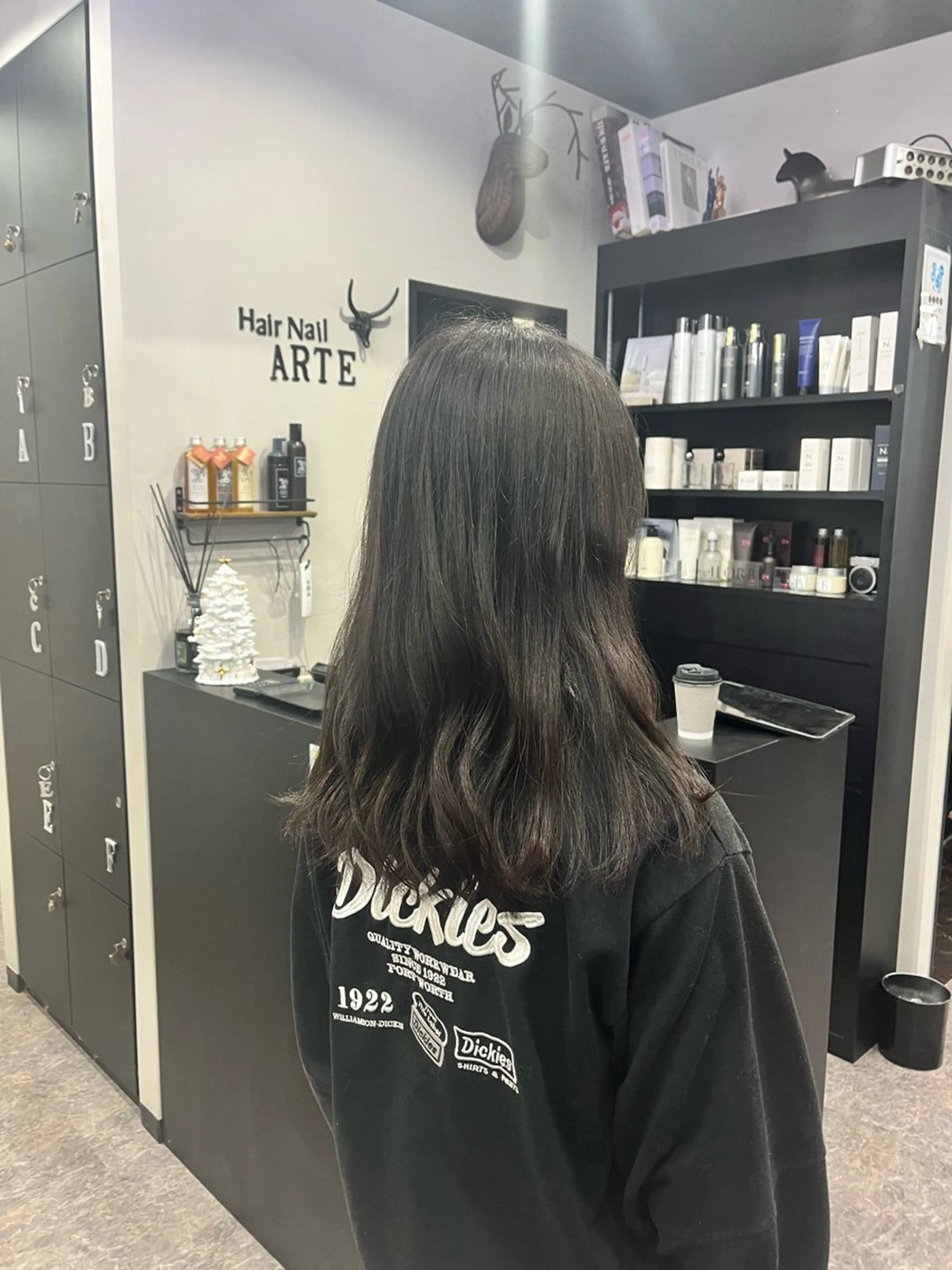 ロング カット 友滝 真菜美のヘアスタイル