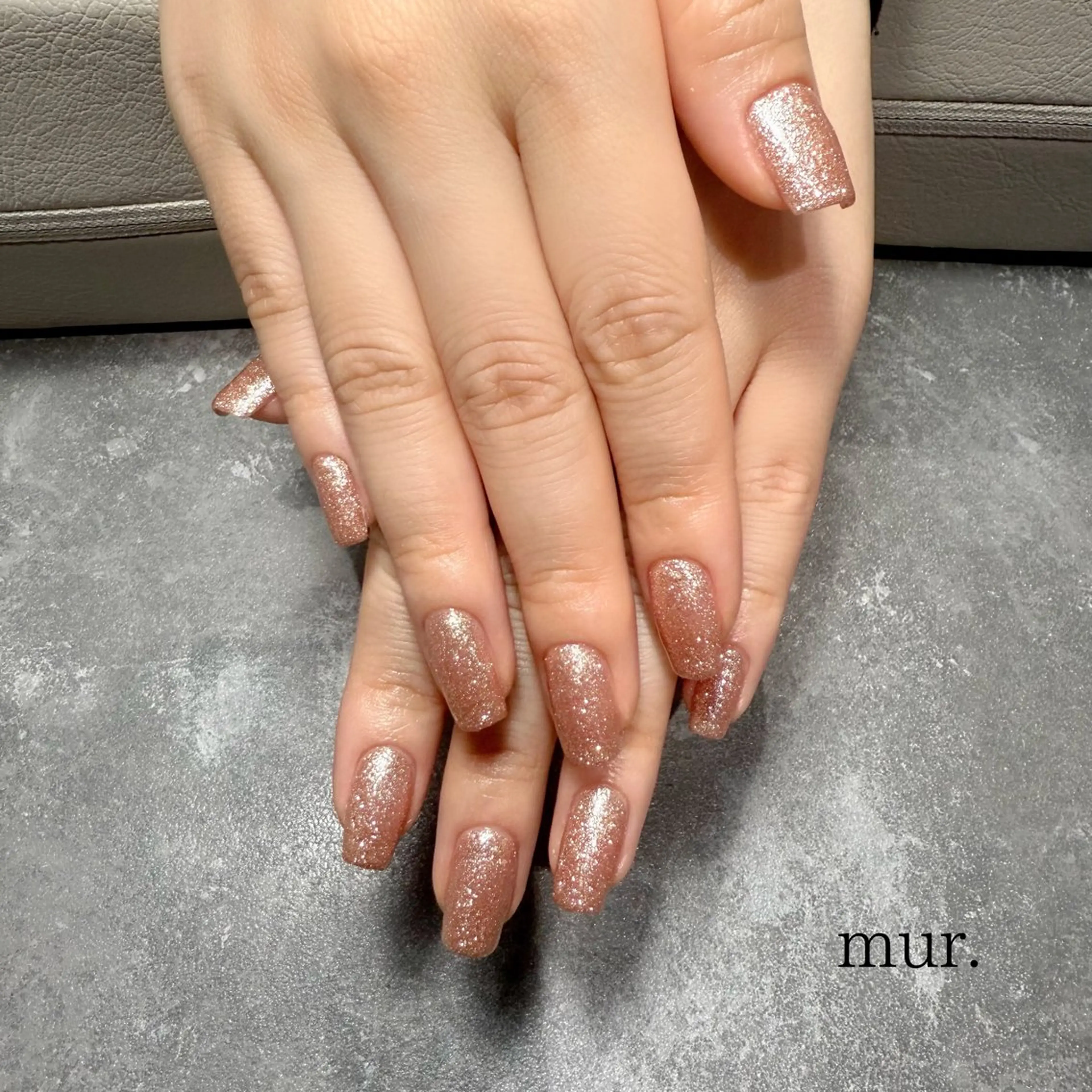 ネイル ジェルネイル ワンカラーネイル シンプルネイル ハンドネイル nail salon　mur.所属・haruka nailのネイルデザイン
