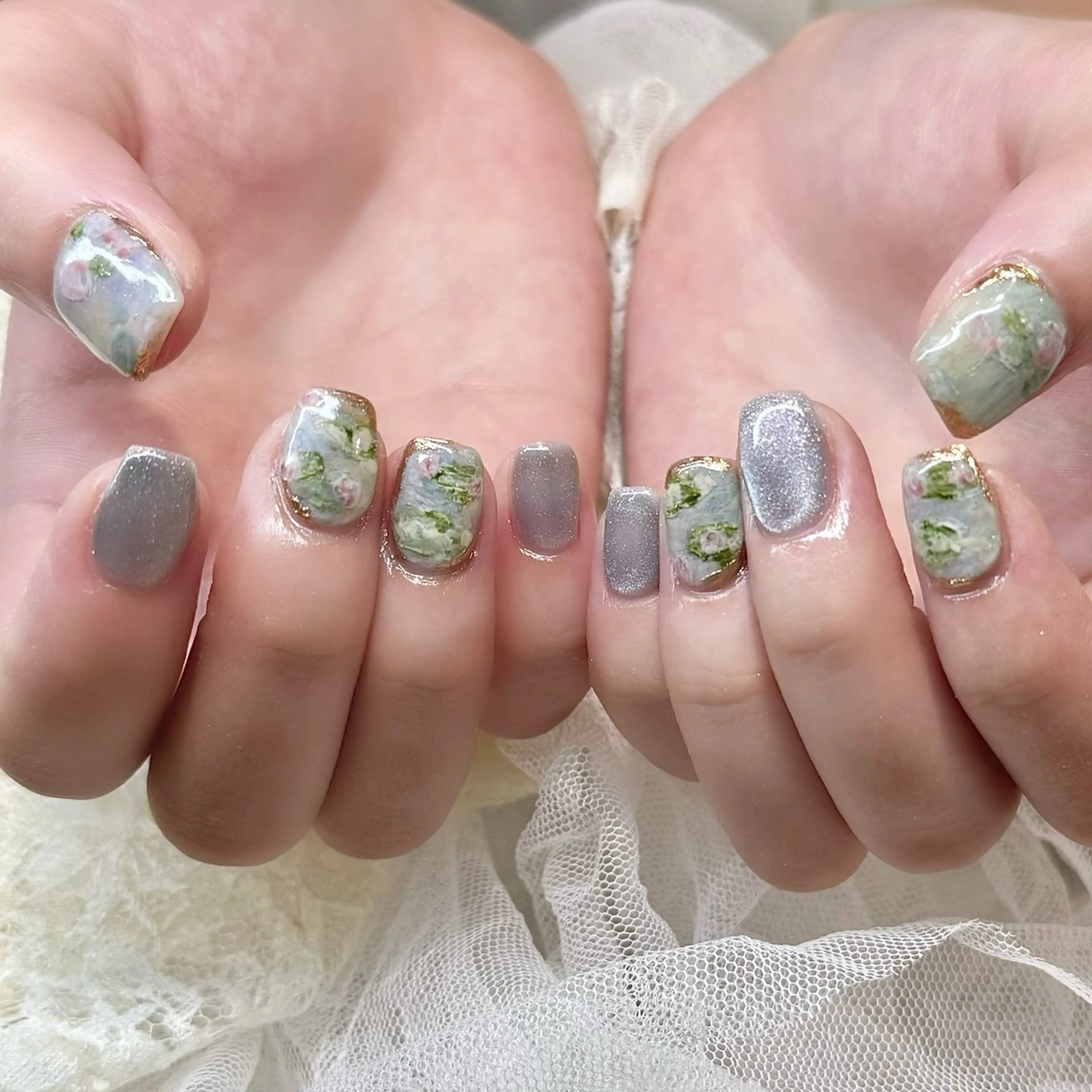 ネイル ハンドネイル 新井 ひなののネイルデザイン