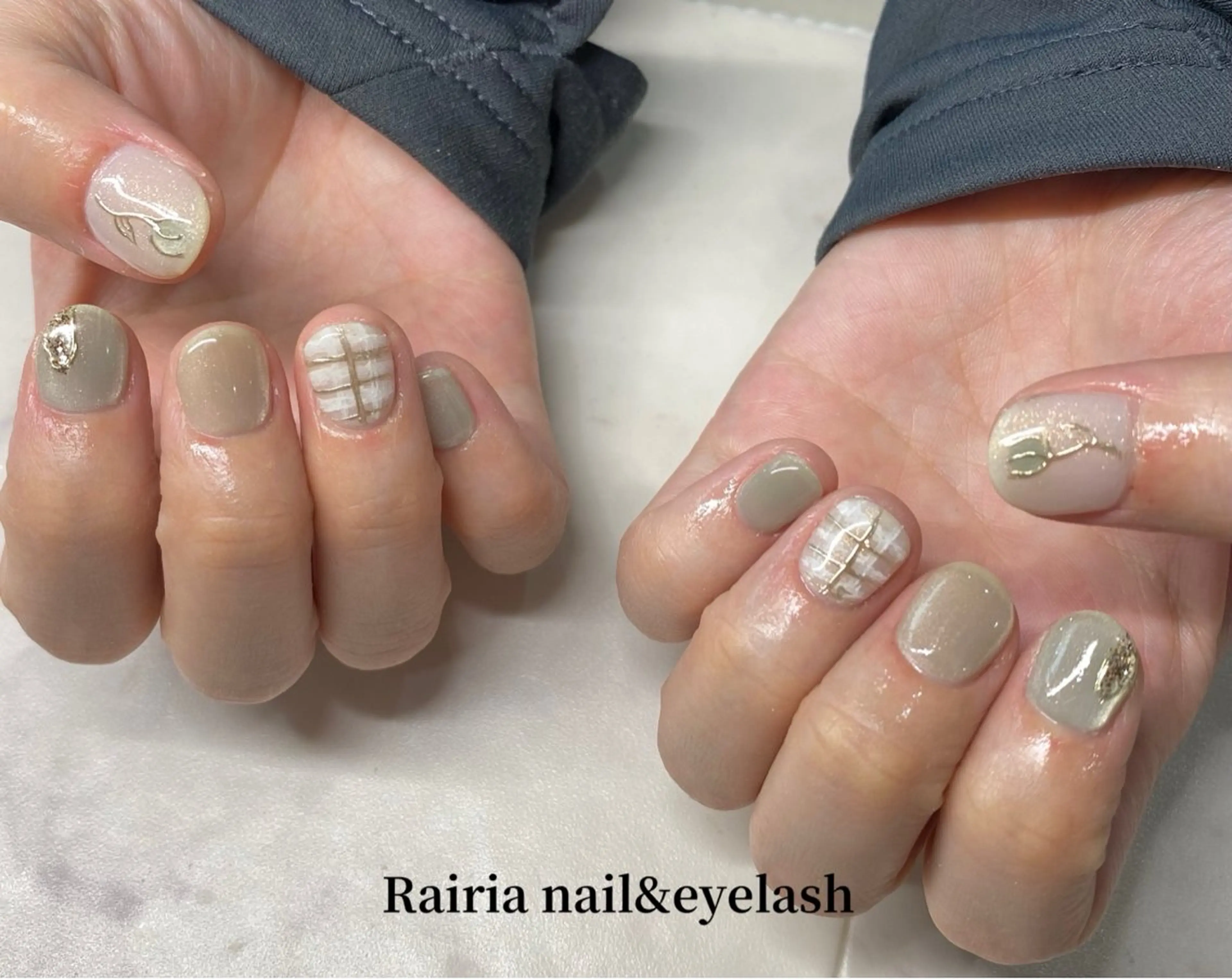 ネイル ハンドネイル Rairia nail&eyelash 小岩店所属・Rairianail MIYUのネイルデザイン